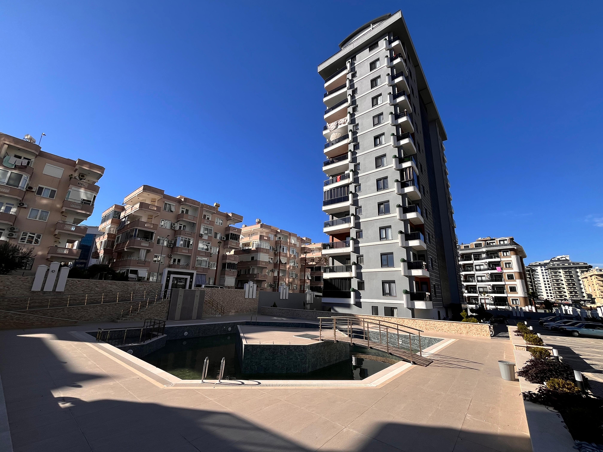 Luxuriöses 1+1 Apartment mit Bergblick in Mahmutlar, Alanya