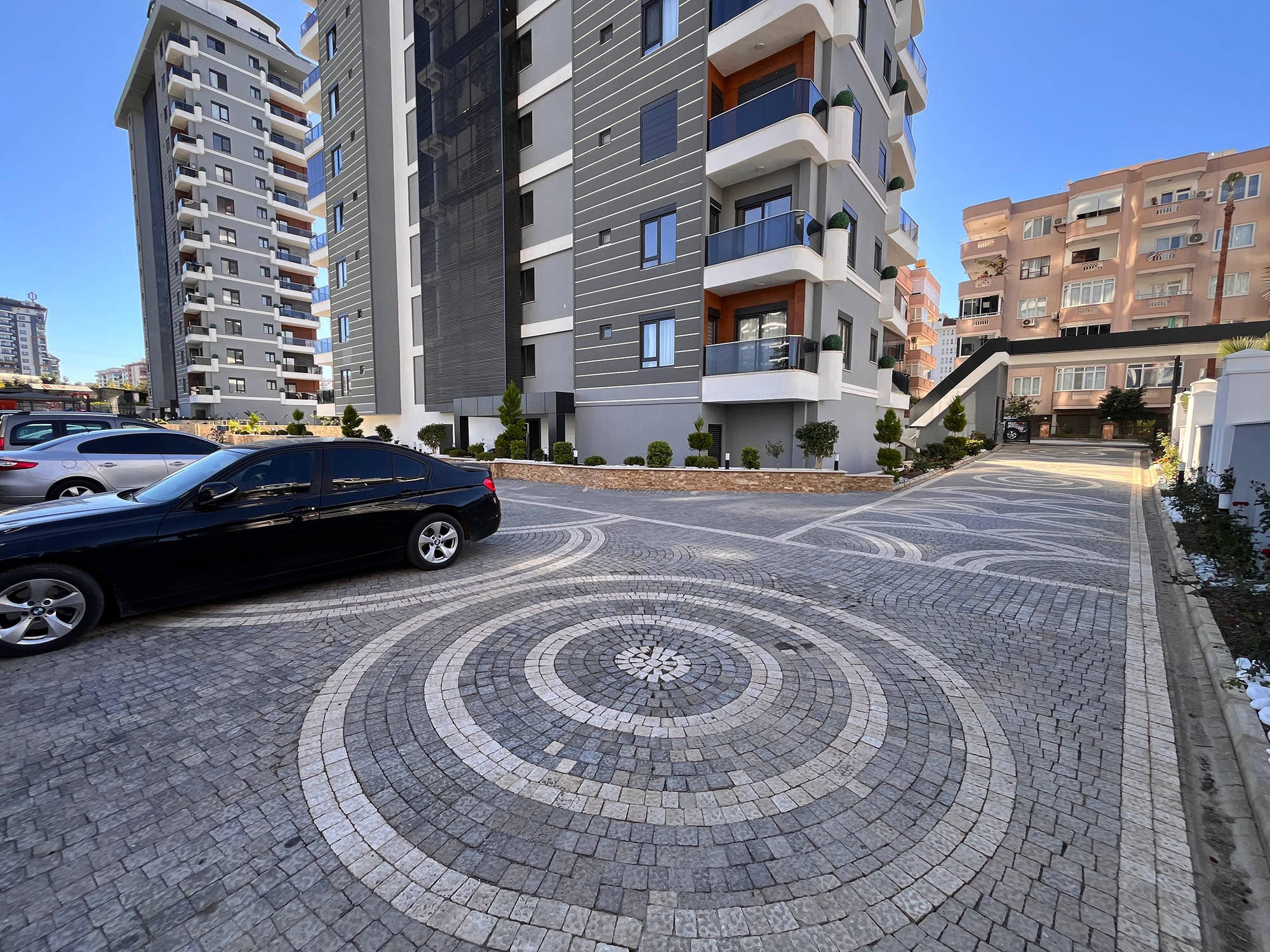 Luxuriöses 1+1 Apartment mit Bergblick in Mahmutlar, Alanya