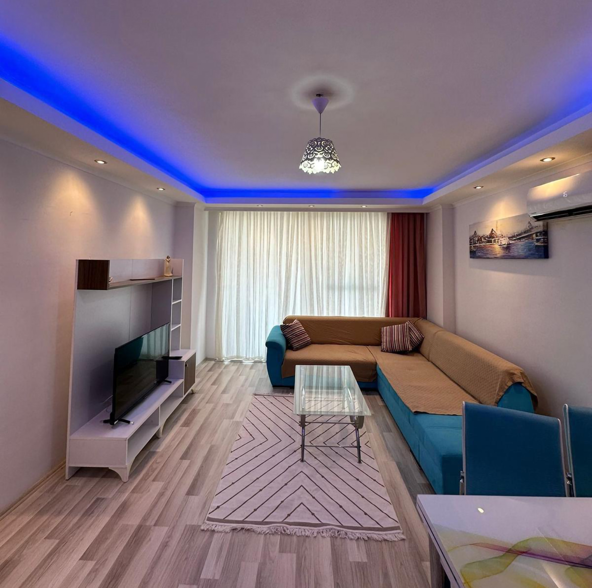 Luxuriöses 1+1 Apartment mit Bergblick, Alanya