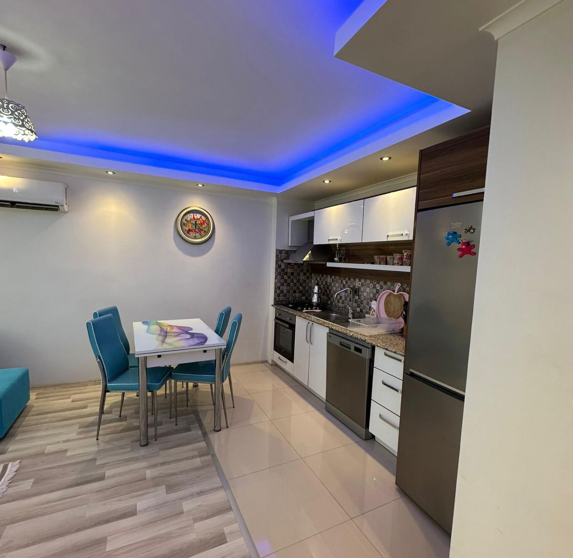 Luxuriöses 1+1 Apartment mit Bergblick, Alanya