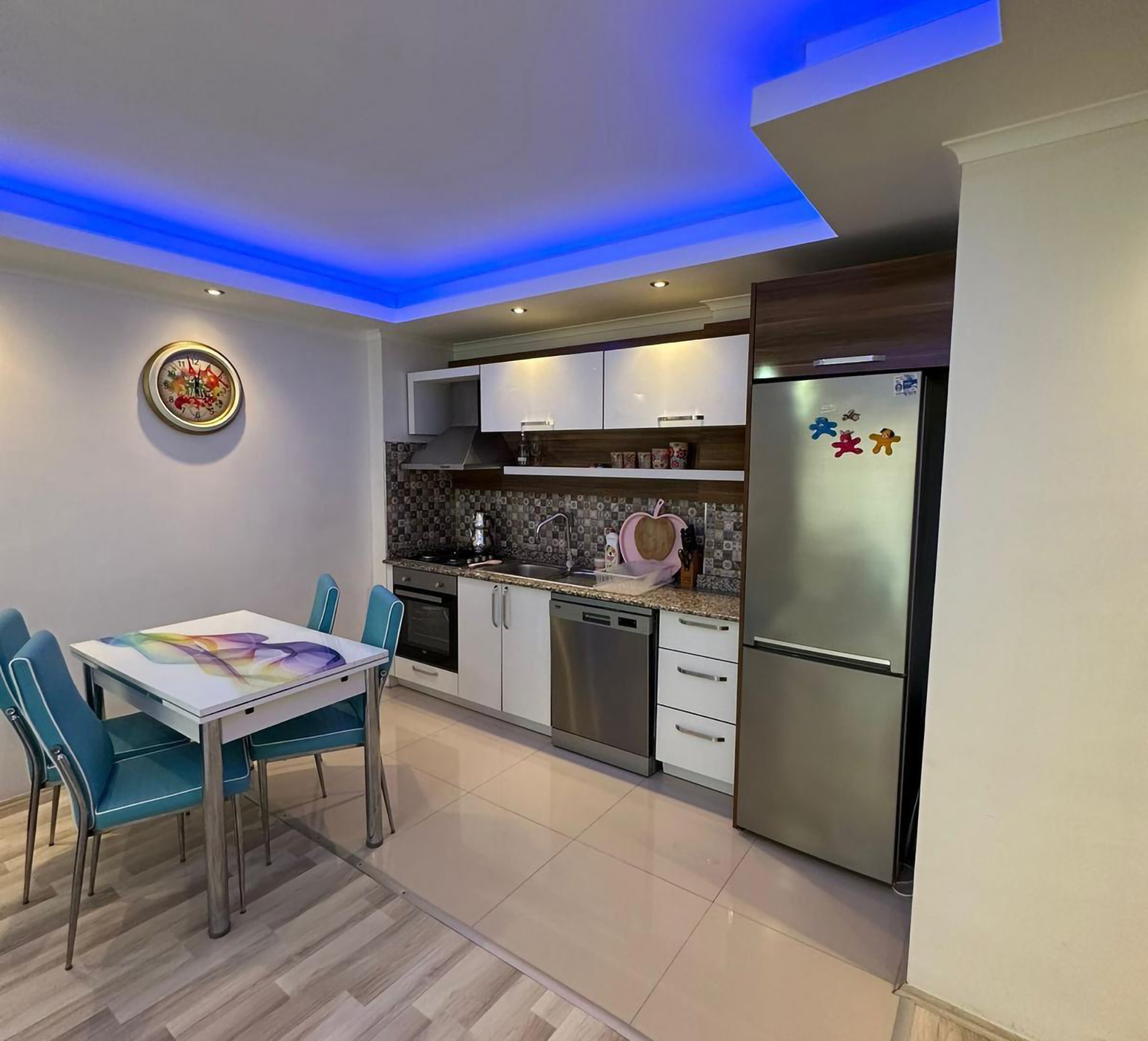 Luxuriöses 1+1 Apartment mit Bergblick, Alanya