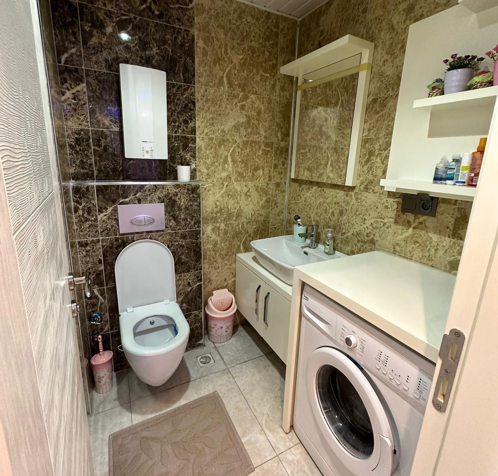 Luxuriöses 1+1 Apartment mit Bergblick, Alanya