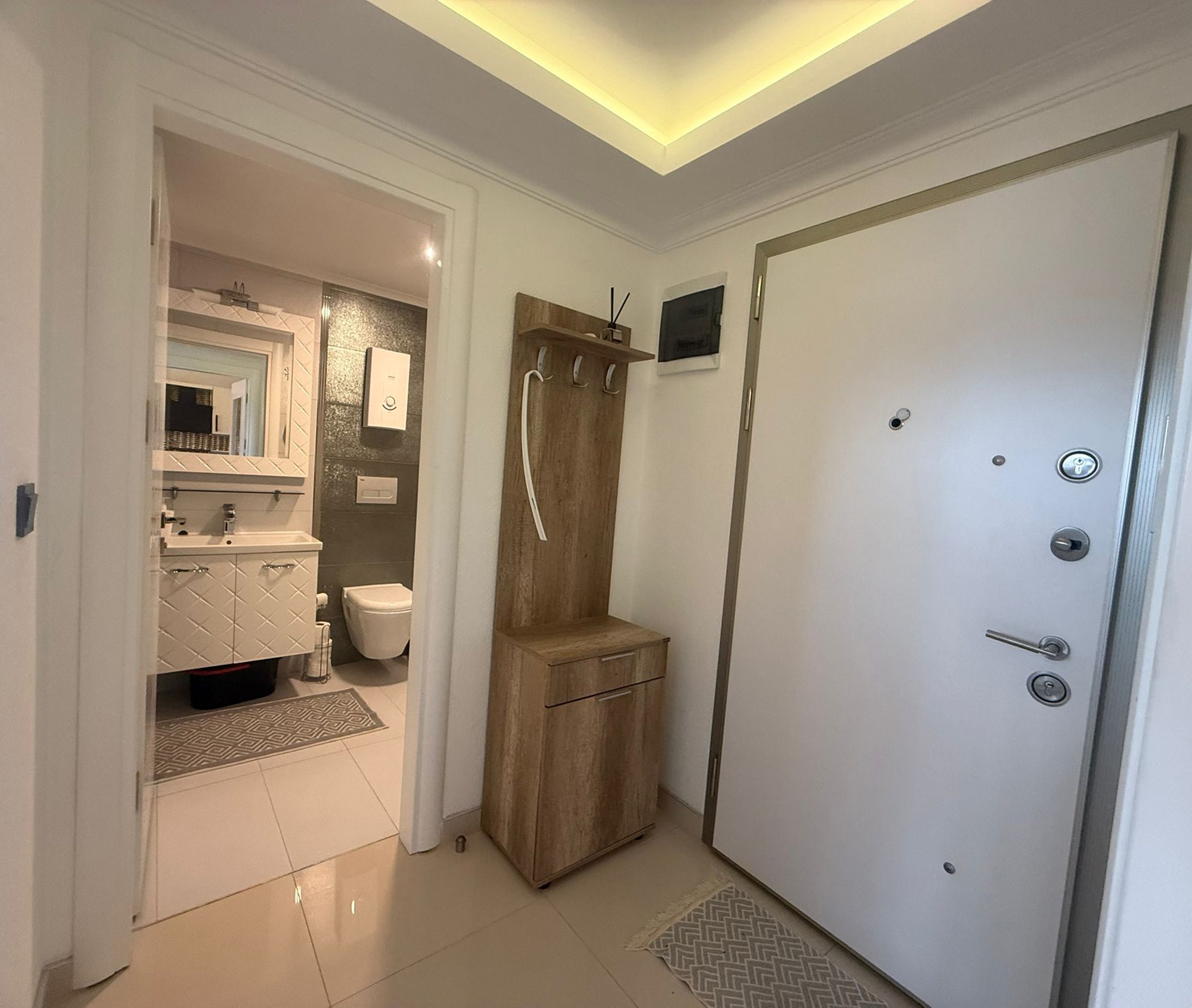 Moderni 1+1 asunto vuorinäköalalla, Alanya