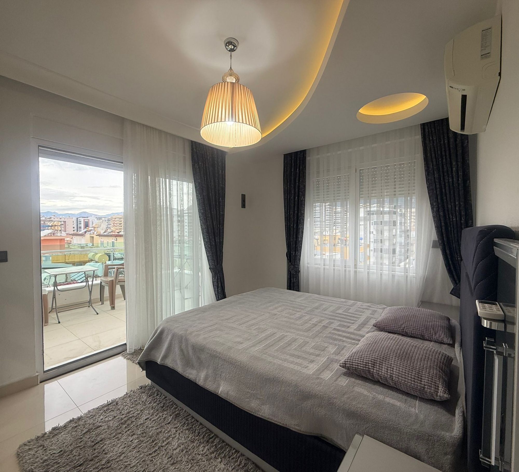 Moderni 1+1 asunto vuorinäköalalla, Alanya