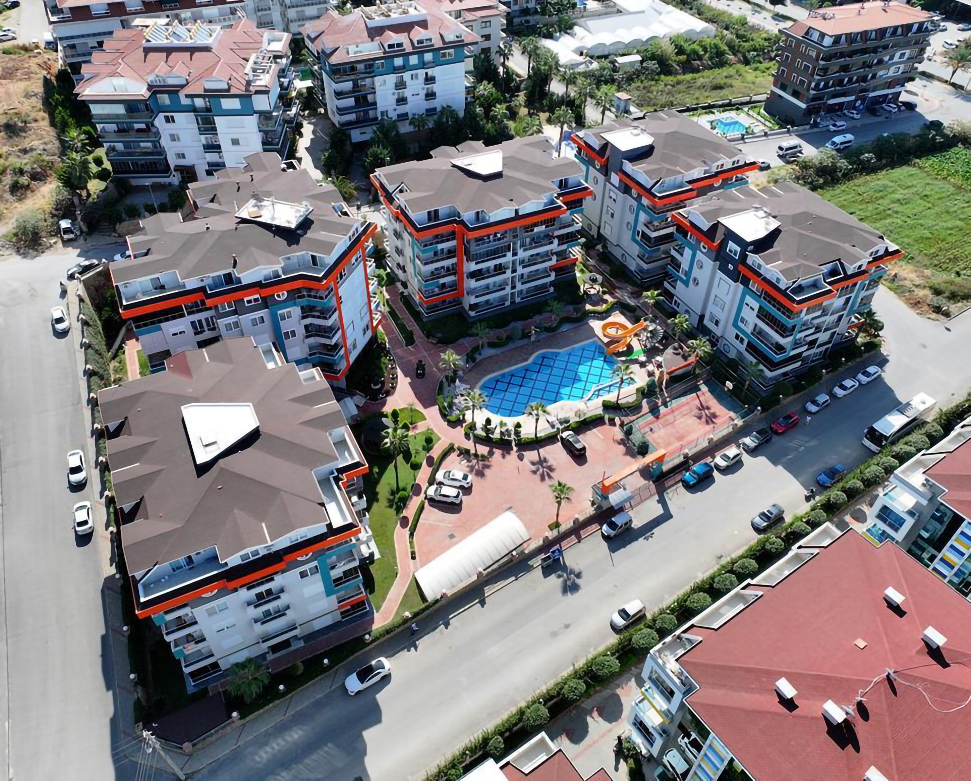 Imponerende 1+1 Lejlighed med Hav- og Bjergudsigt i Kestel, Alanya