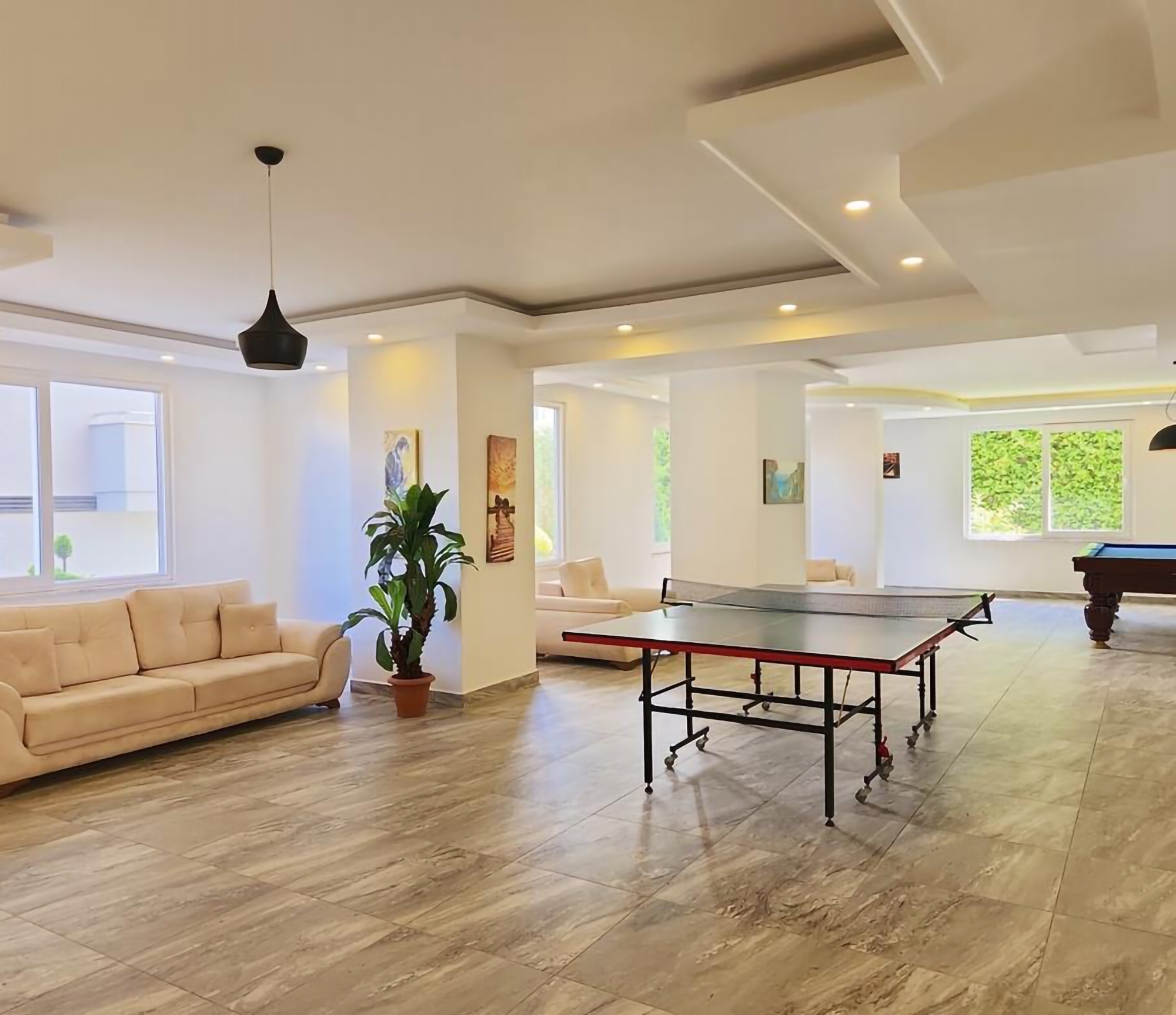 Imponerende 1+1 Lejlighed med Hav- og Bjergudsigt i Kestel, Alanya