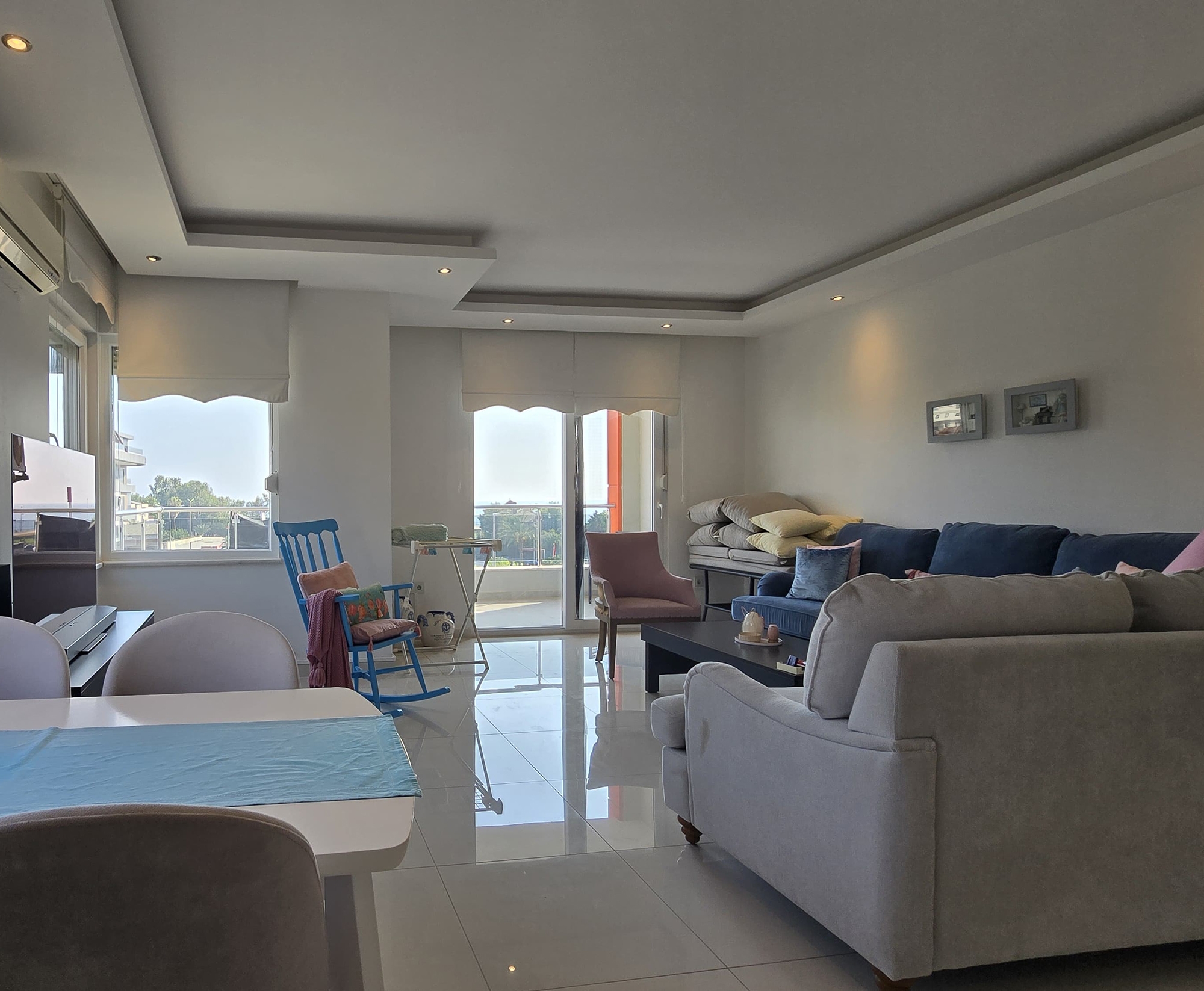 Imponerende 1+1 Lejlighed med Hav- og Bjergudsigt i Kestel, Alanya