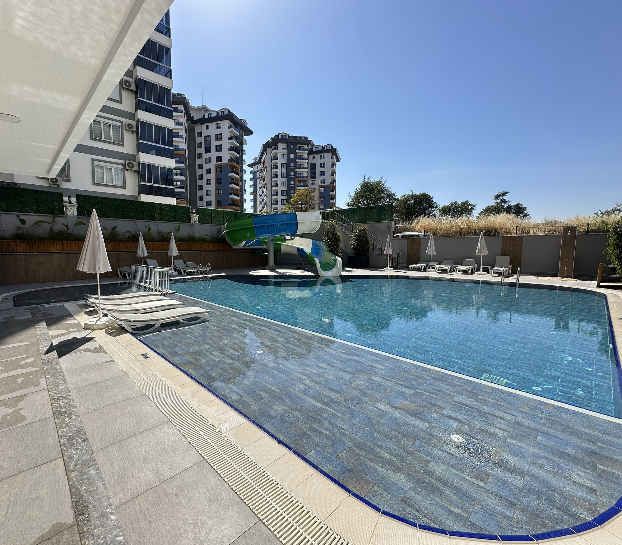 Moderne 1+1 leilighet med fjellutsikt, Alanya