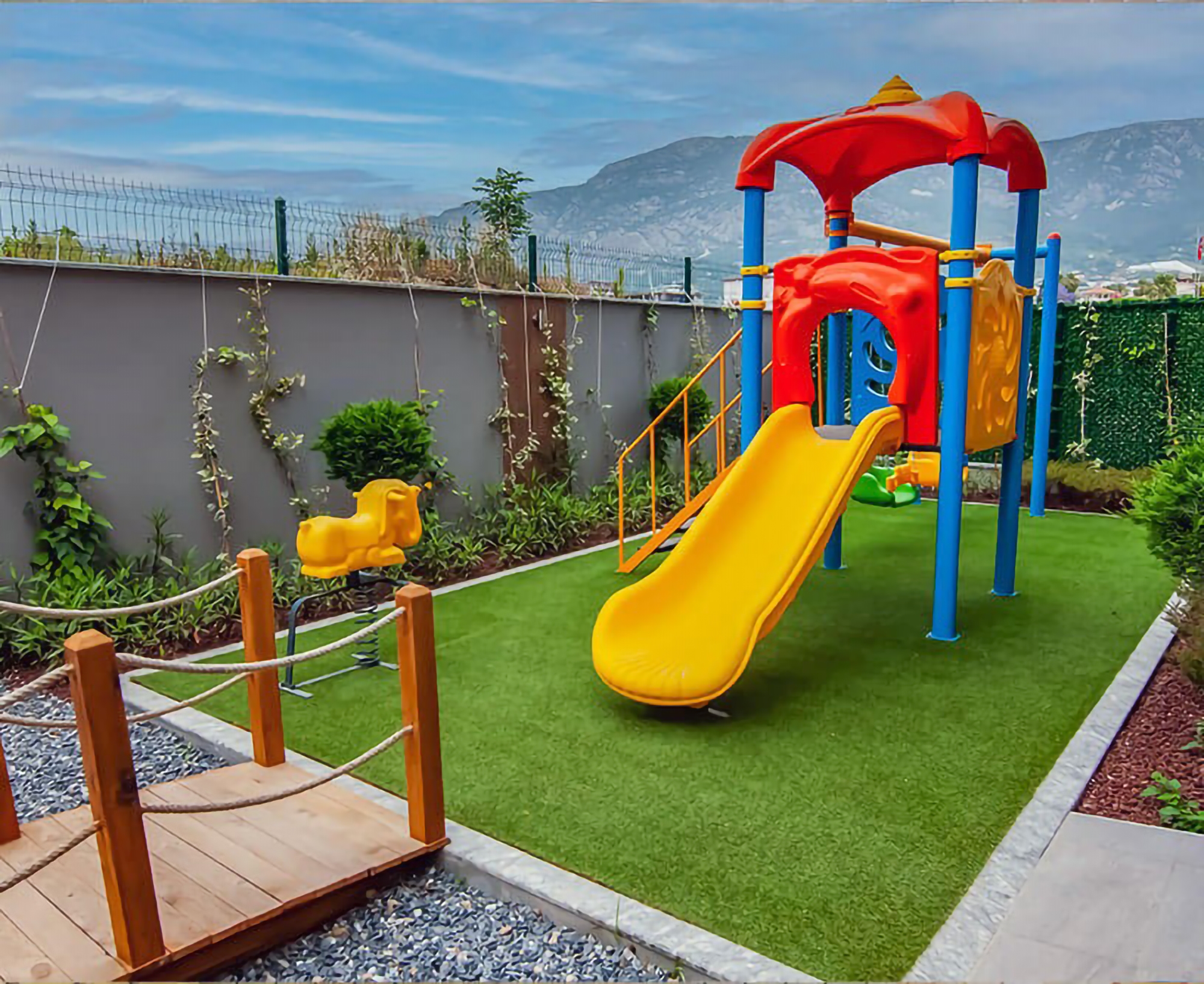 Moderne 1+1 leilighet med fjellutsikt, Alanya