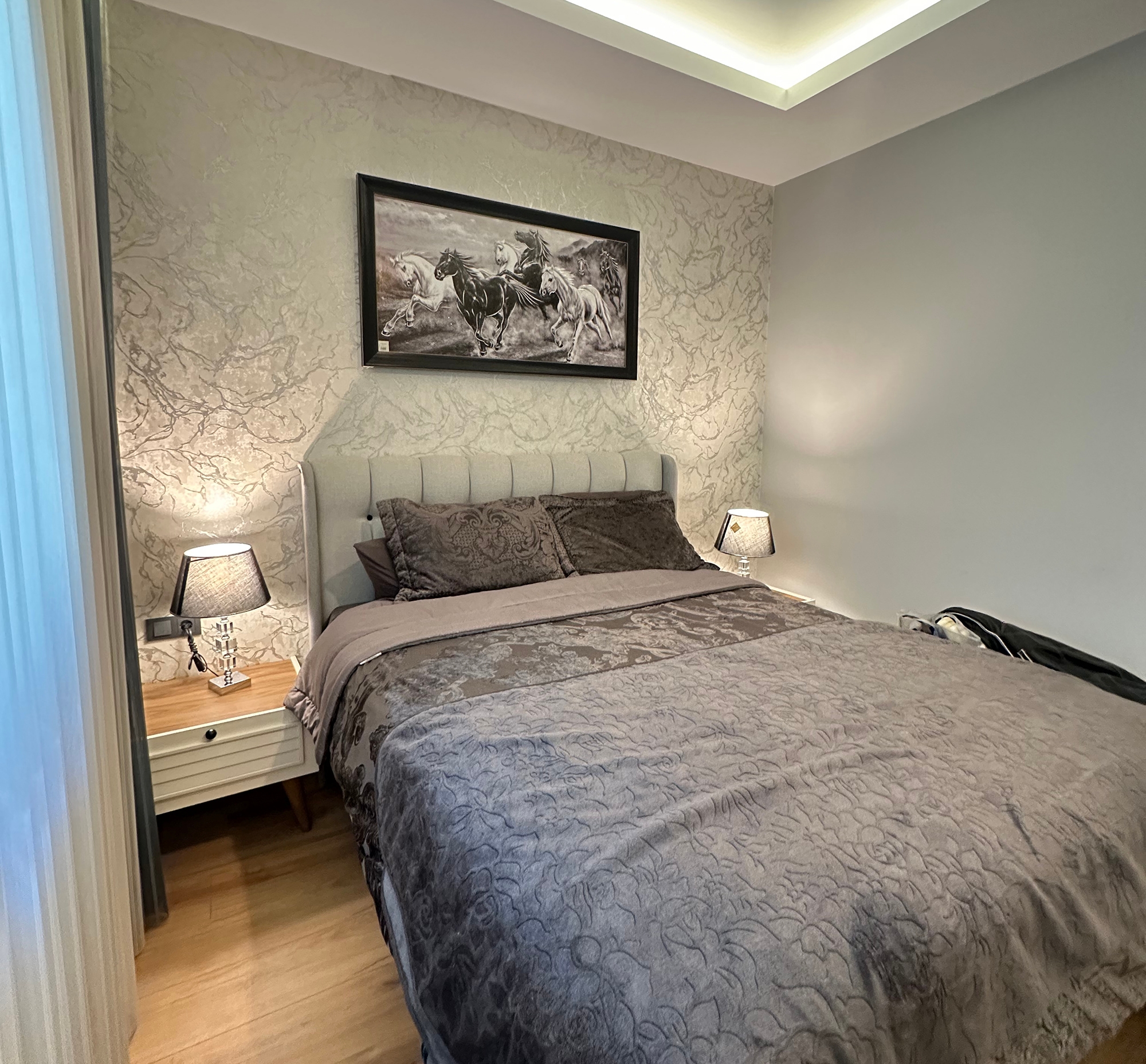 Moderne 1+1 leilighet med fjellutsikt, Alanya