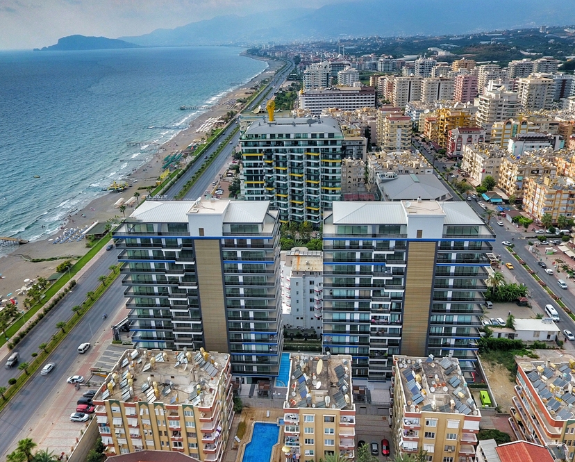 Luksuriøs 2+1 Lejlighed med Hav- og Bjergudsigt, Alanya Mahmutlar