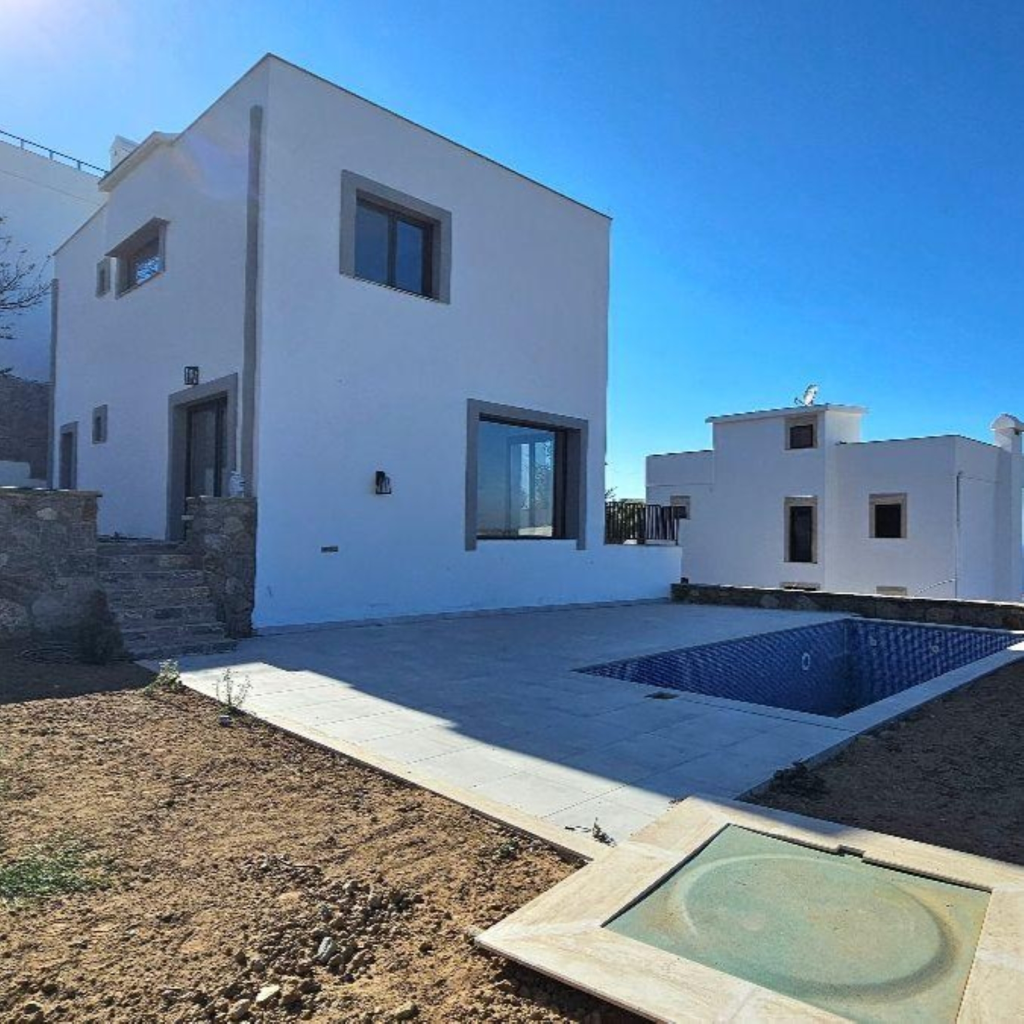 4+1 Villa with Stunning Sea and Mountain Views, Bodrum - Gumusluk