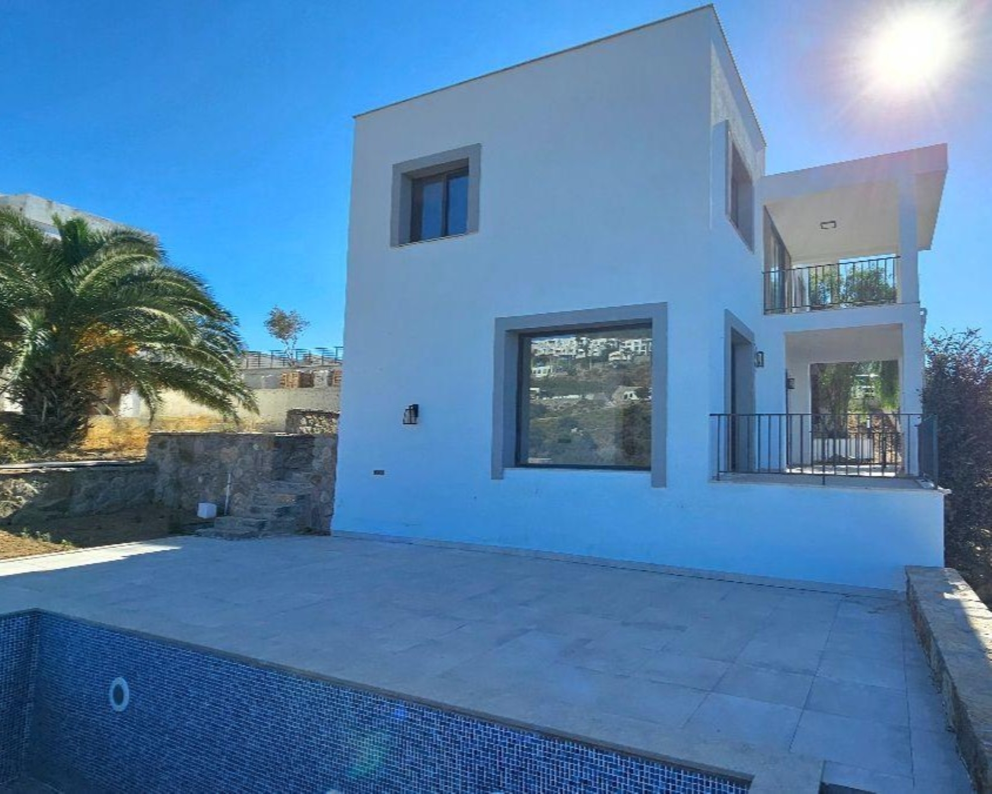 4+1 Villa with Stunning Sea and Mountain Views, Bodrum - Gumusluk