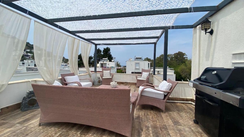 Luxury 3+1 Villa with Mountain View in Yalikavak