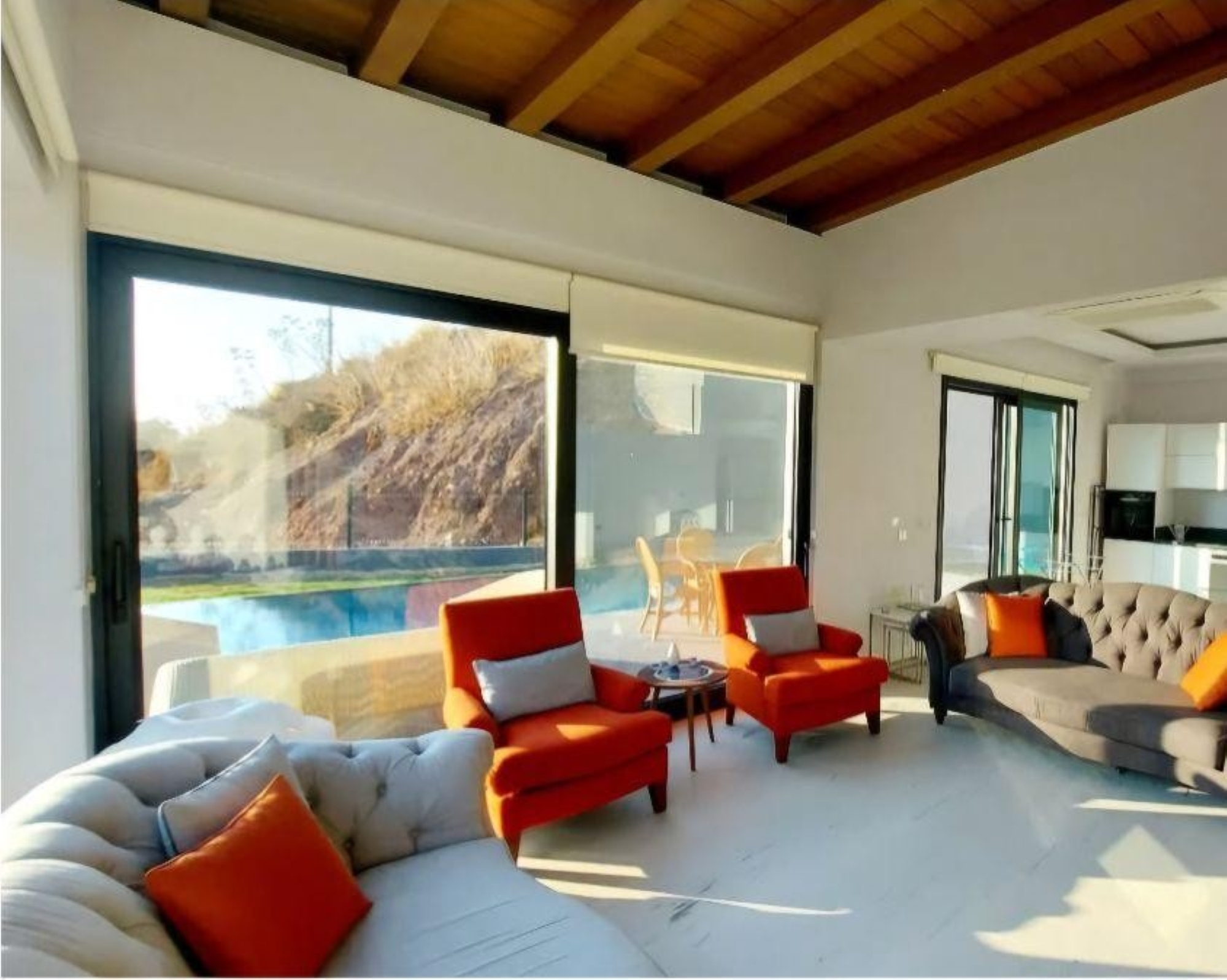 Luxury 3+1 Villa with Stunning Sea and Mountain Views, Gumusluk