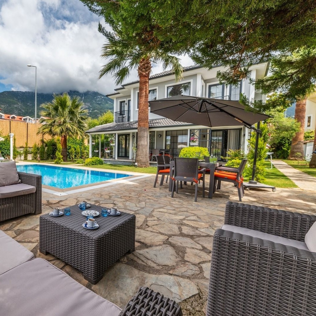Luxurious 4+1 Mountain View Villa in Ovacik, Fethiye