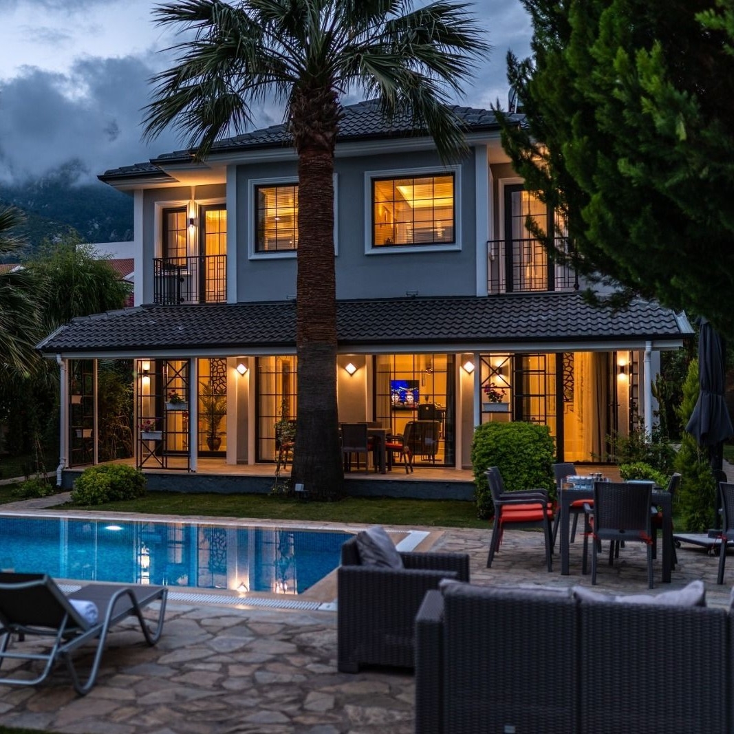 Luxurious 4+1 Mountain View Villa in Ovacik, Fethiye