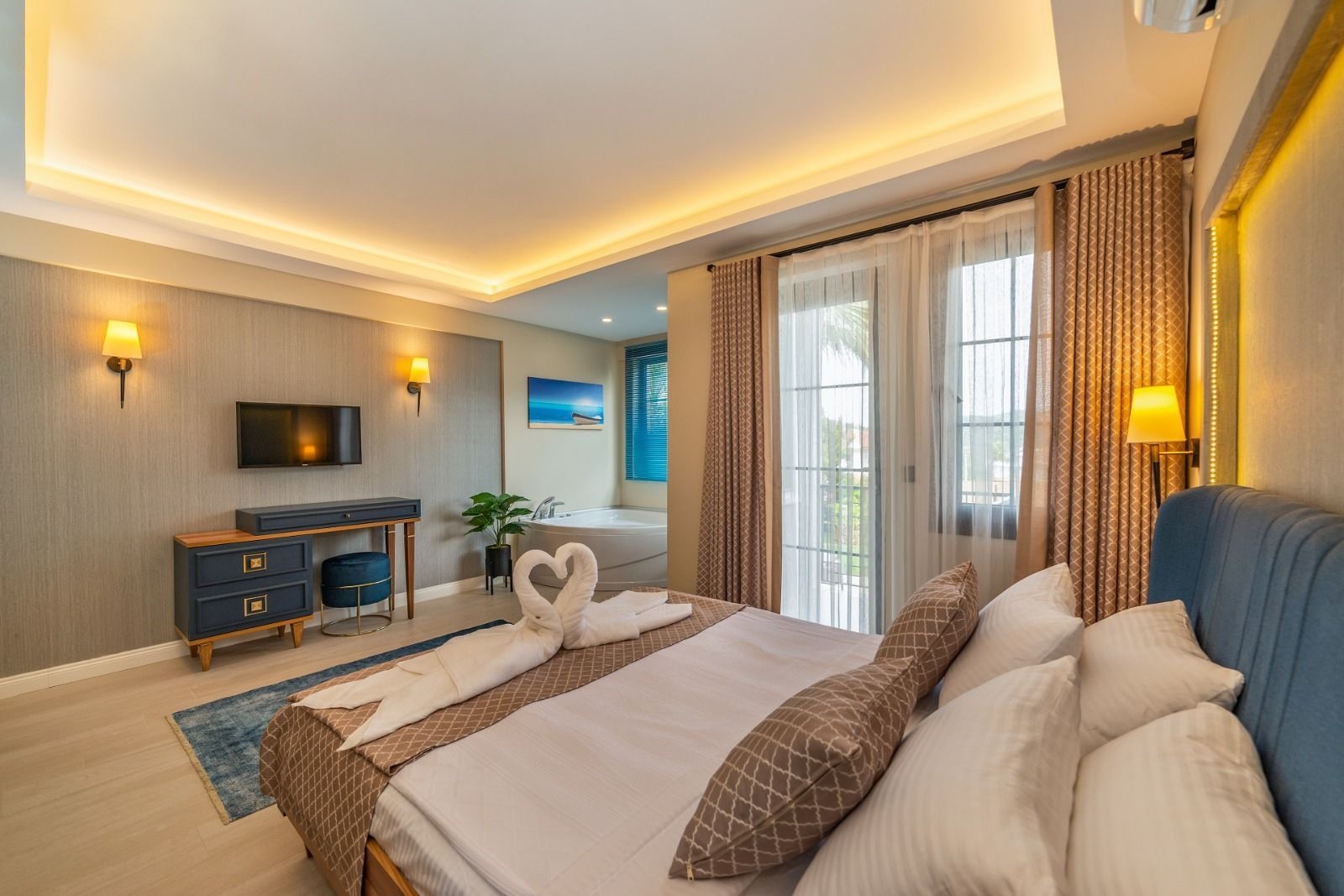 Luxurious 4+1 Mountain View Villa in Ovacik, Fethiye