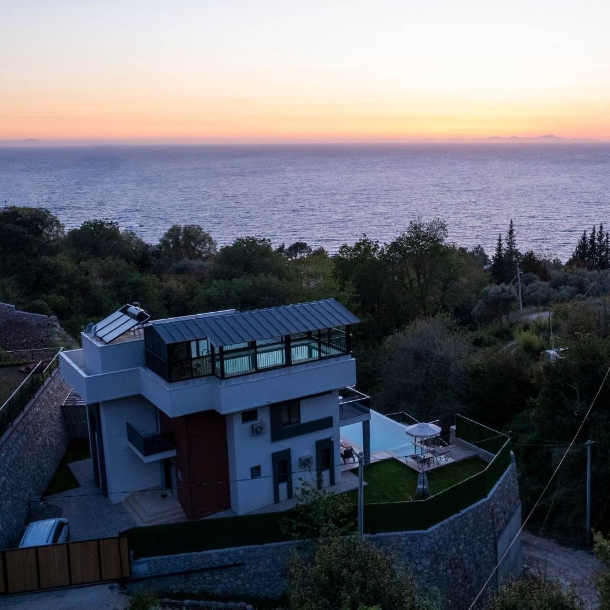 Breathtaking Sea and Mountain Views - 4+1 Villa in Faralya, Fethiye