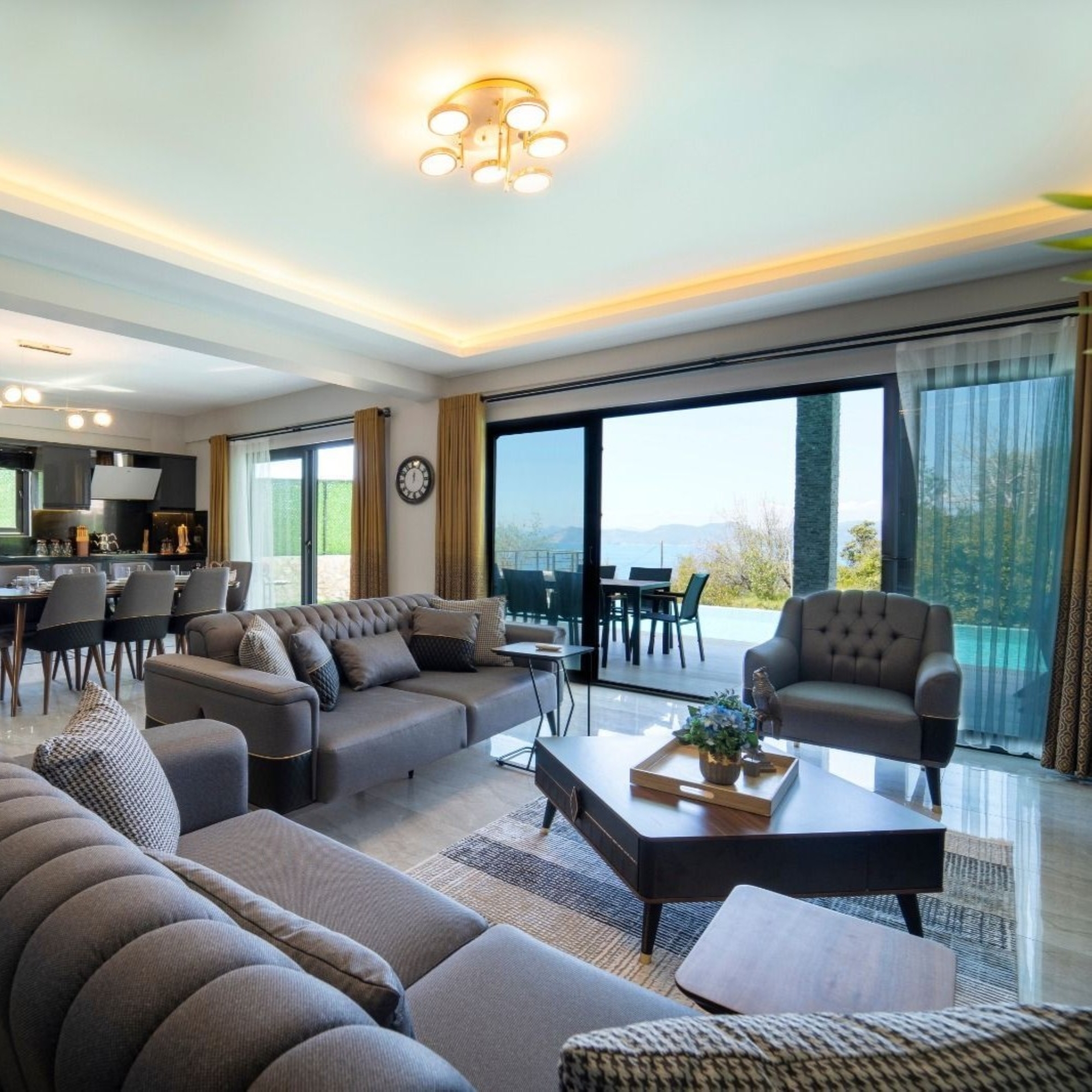 Breathtaking Sea and Mountain Views - 4+1 Villa in Faralya, Fethiye