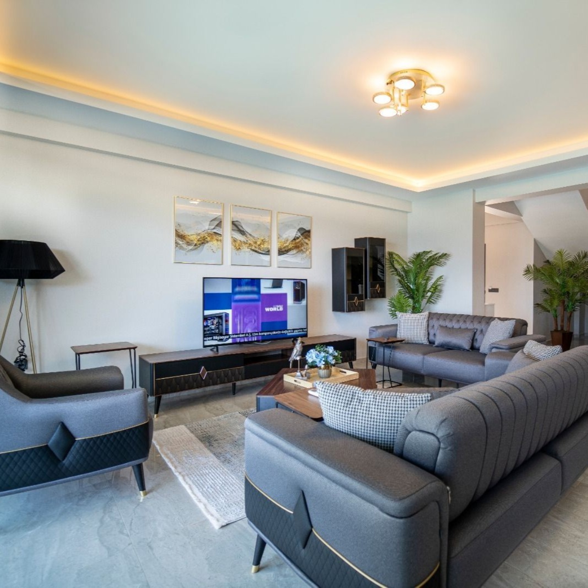 Breathtaking Sea and Mountain Views - 4+1 Villa in Faralya, Fethiye