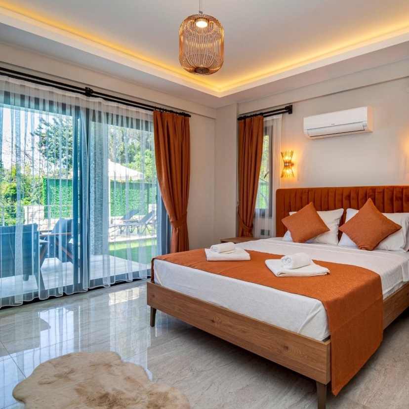 Breathtaking Sea and Mountain Views - 4+1 Villa in Faralya, Fethiye
