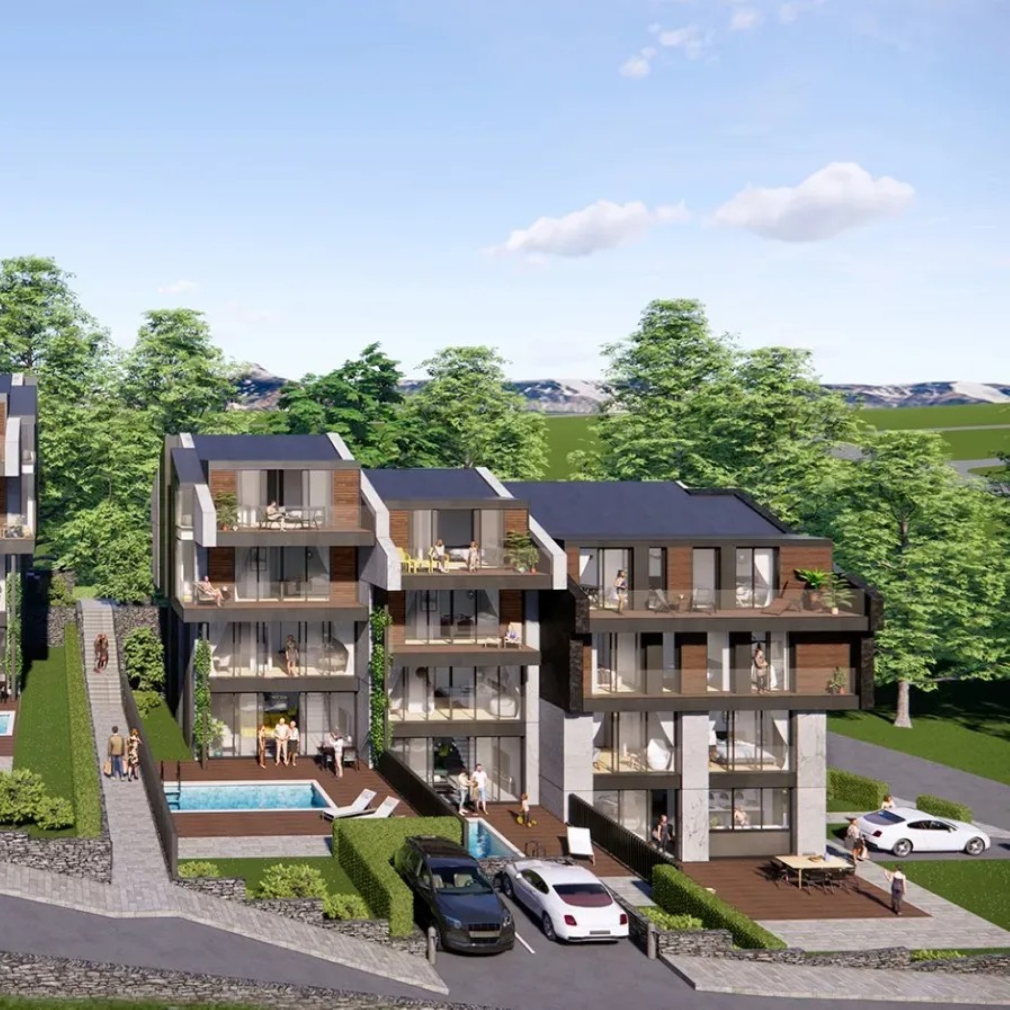 Luksus 5+1 Villa med BBQ og legeplads til børn i Sariyer, Istanbul