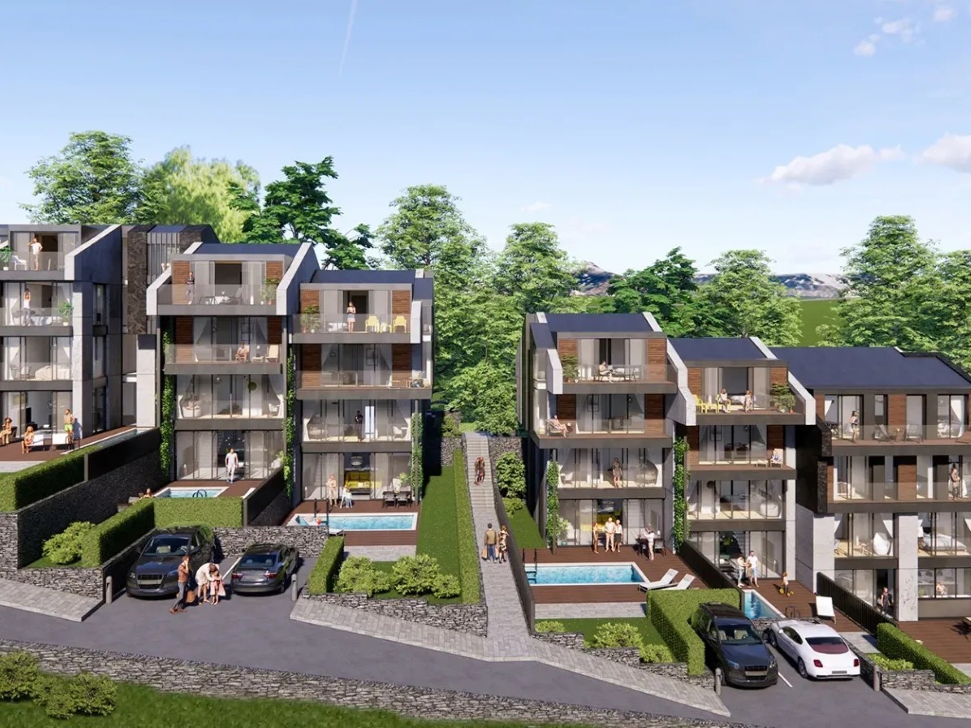 Luksus 5+1 Villa med BBQ og legeplads til børn i Sariyer, Istanbul