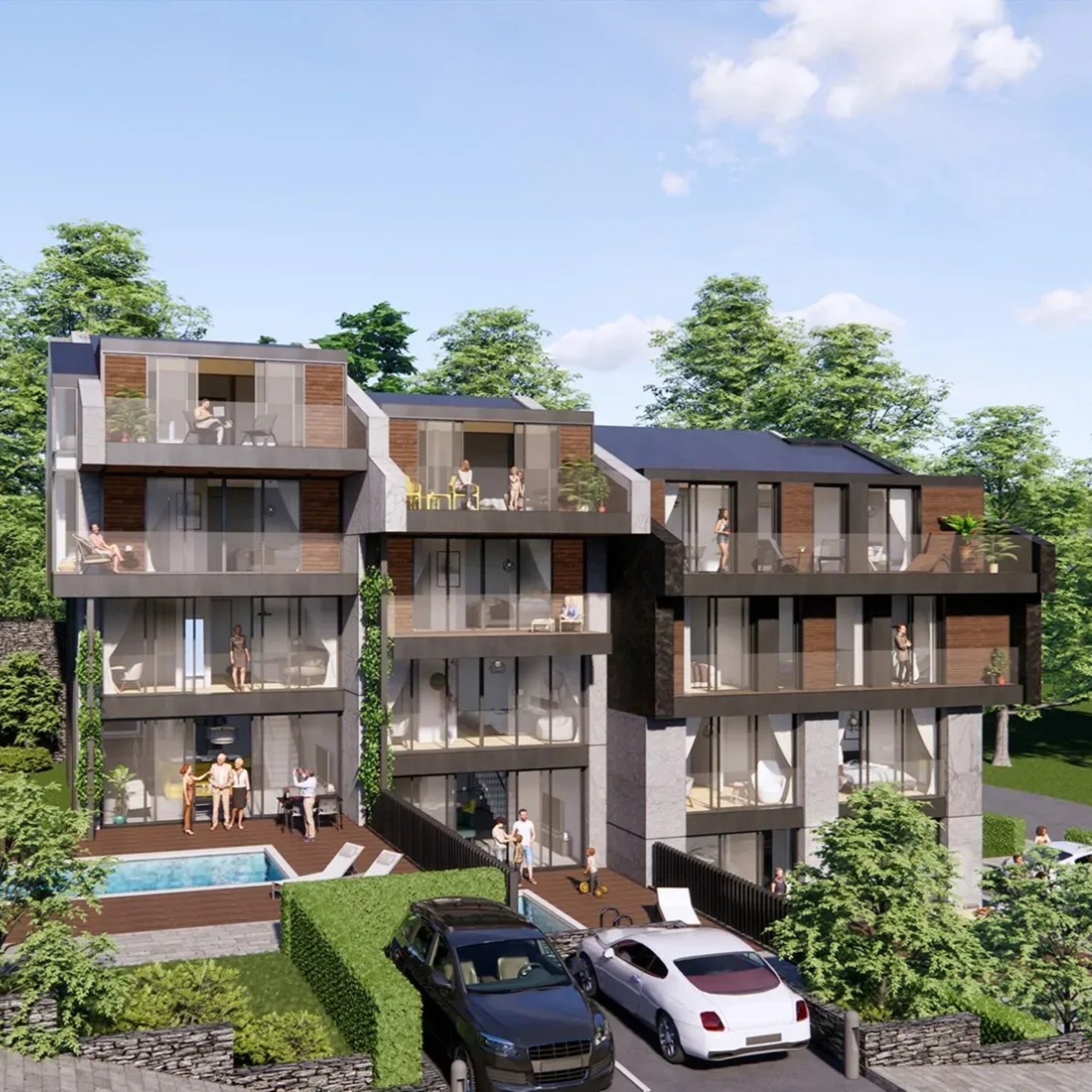 Luksus 5+1 Villa med BBQ og legeplads til børn i Sariyer, Istanbul