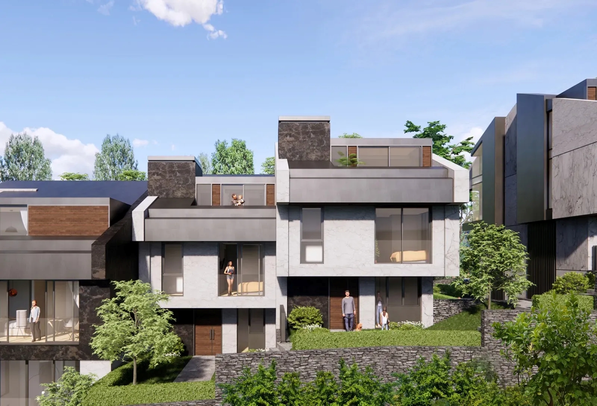 Luksus 5+1 Villa med BBQ og legeplads til børn i Sariyer, Istanbul