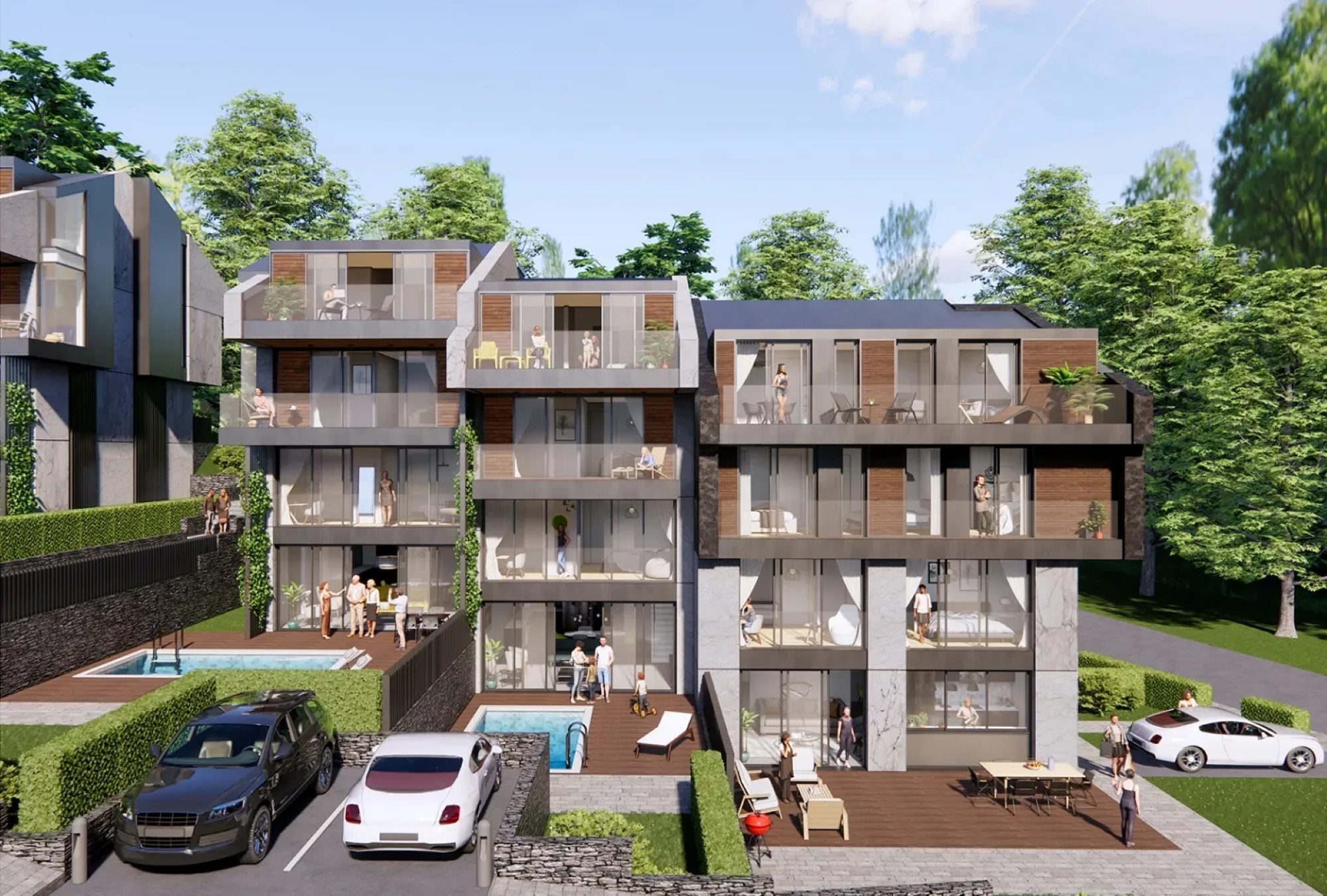 Luksus 5+1 Villa med BBQ og legeplads til børn i Sariyer, Istanbul