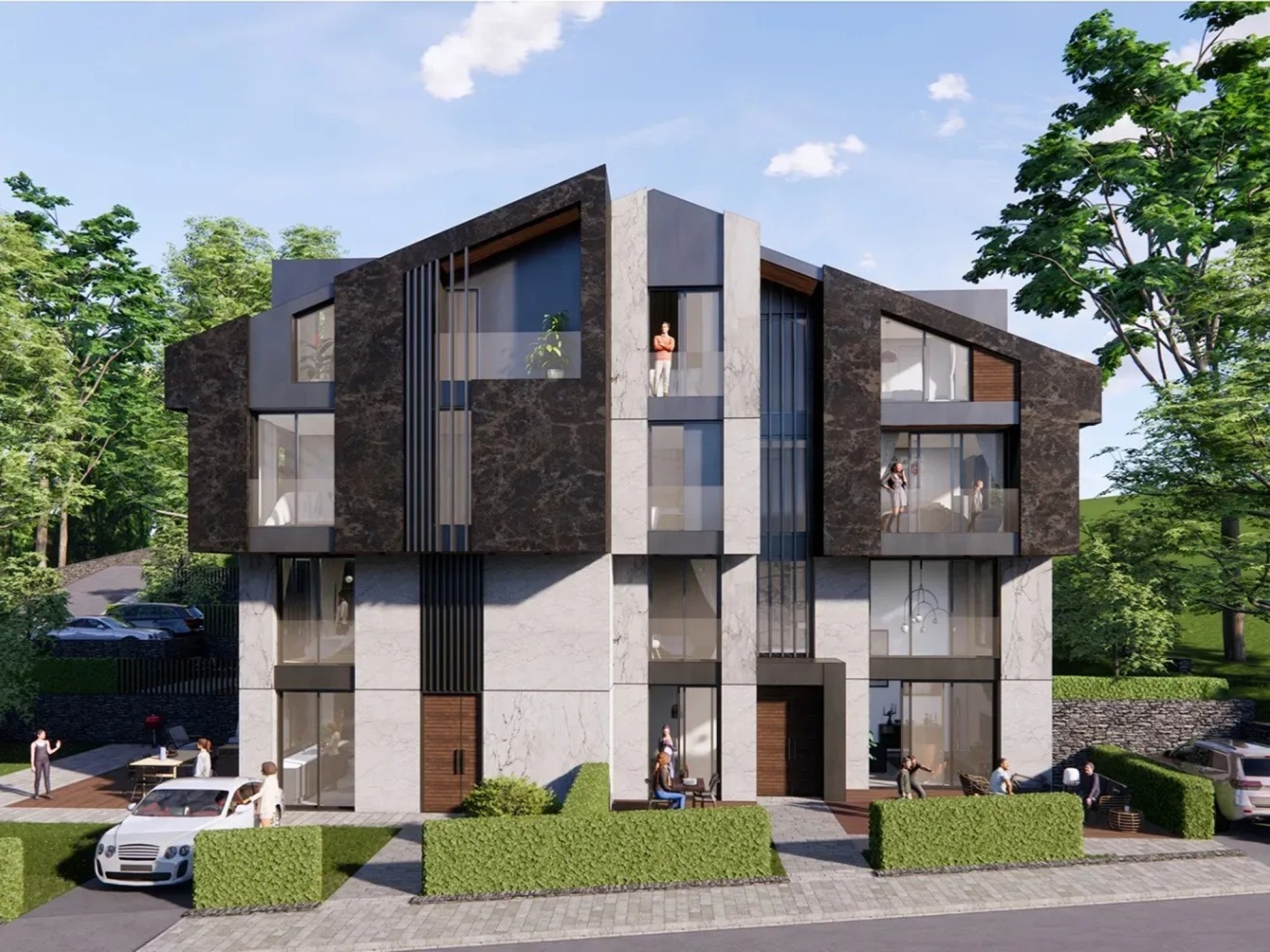 Luksus 5+1 Villa med BBQ og legeplads til børn i Sariyer, Istanbul