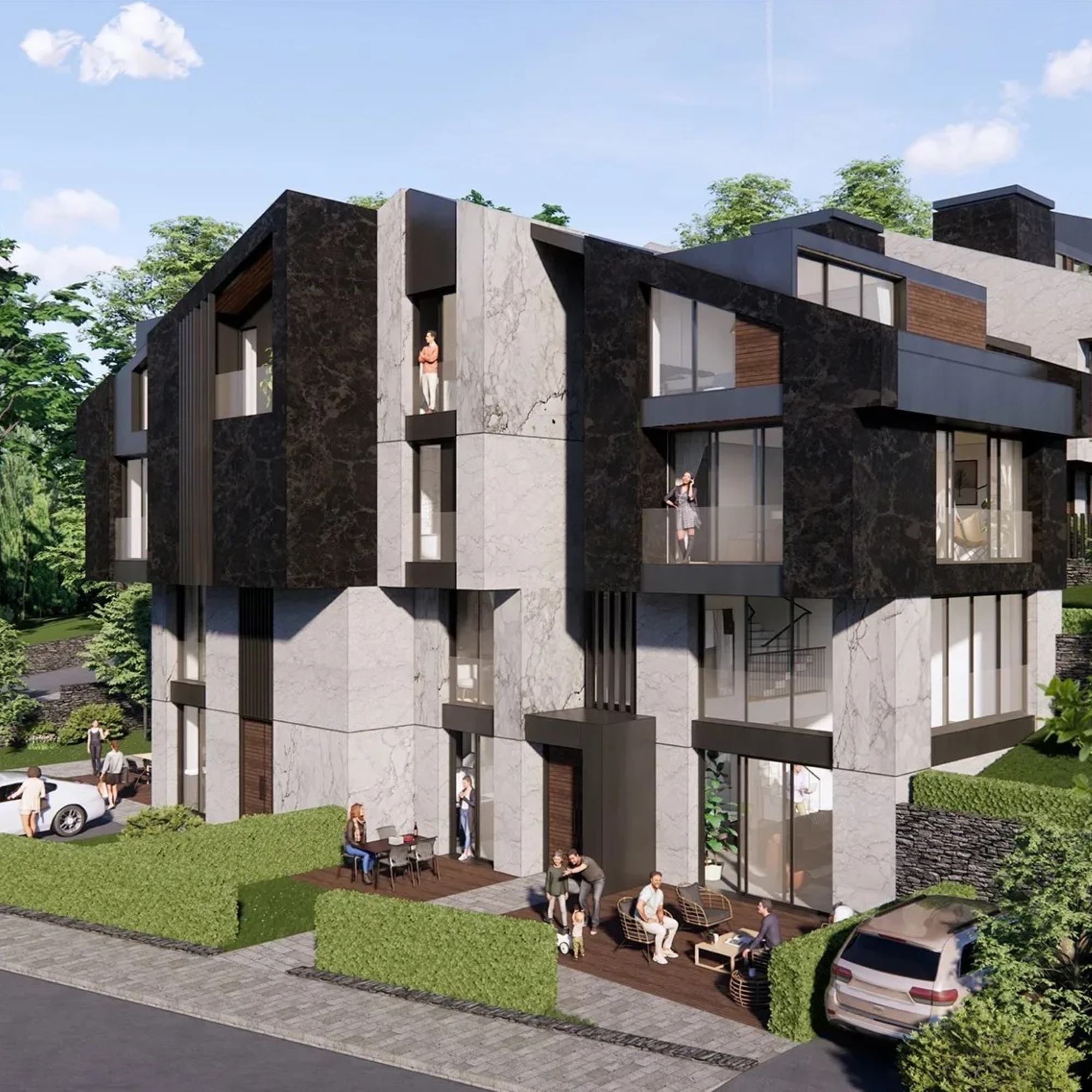 Luksus 5+1 Villa med BBQ og legeplads til børn i Sariyer, Istanbul