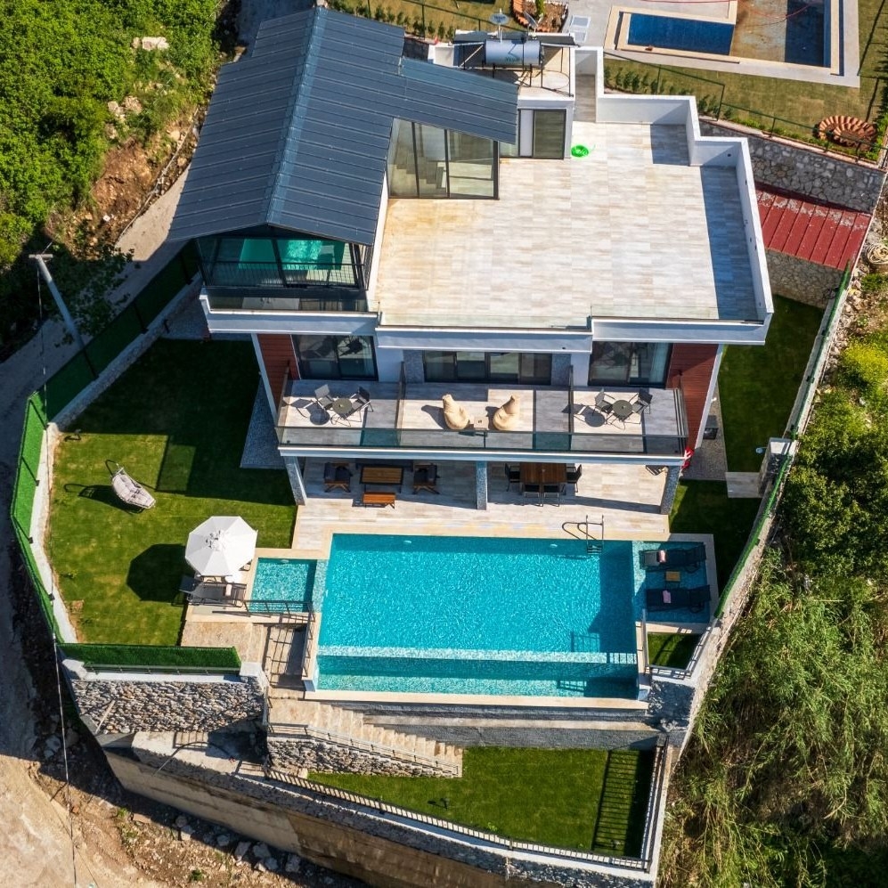 Havutsikt 4+1 Villa med Basseng i Faralya, Fethiye