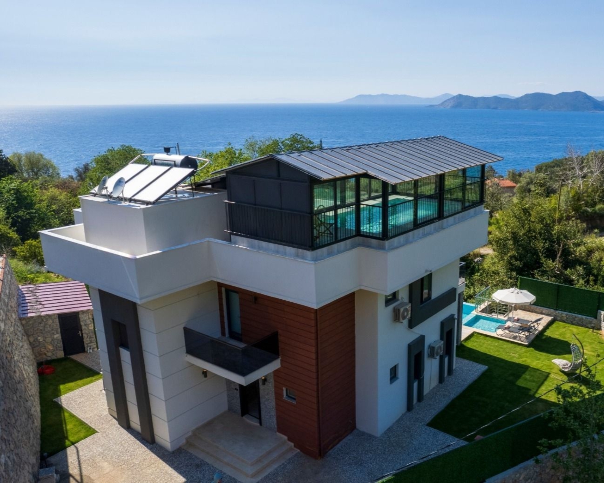 Havutsikt 4+1 Villa med Basseng i Faralya, Fethiye