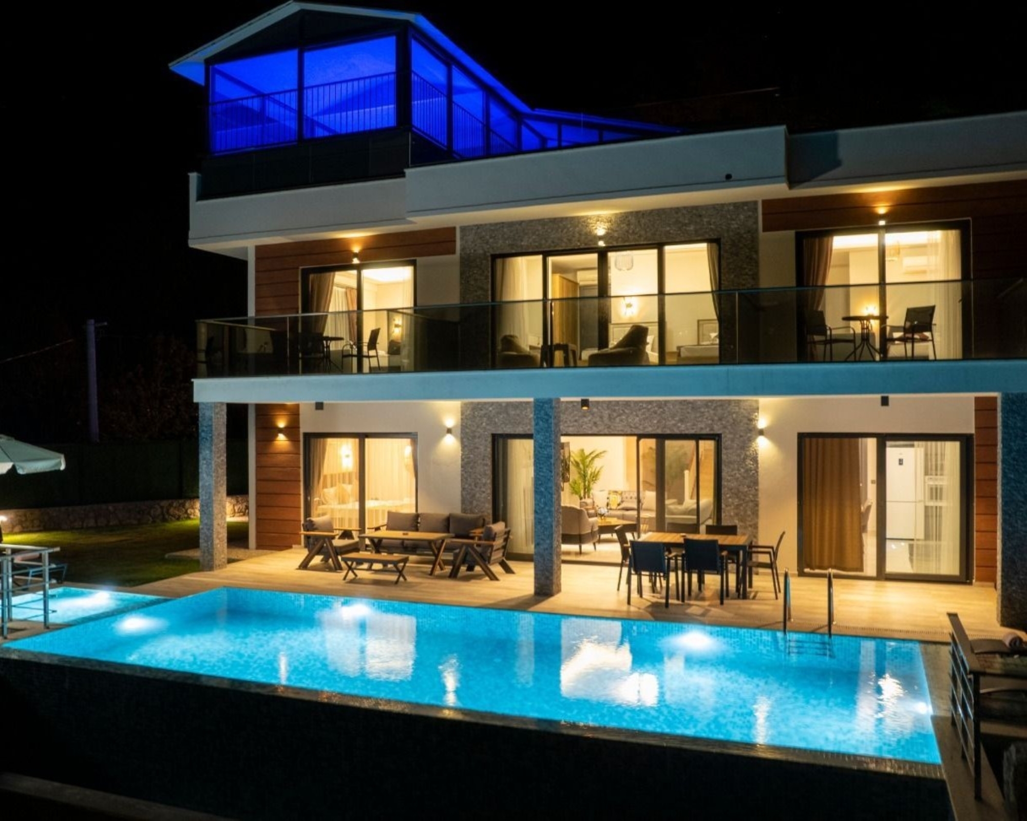 Havutsikt 4+1 Villa med Basseng i Faralya, Fethiye