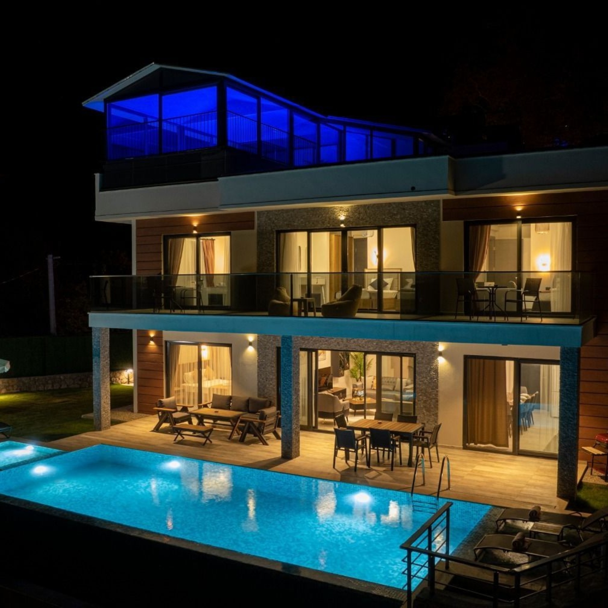 Havutsikt 4+1 Villa med Basseng i Faralya, Fethiye