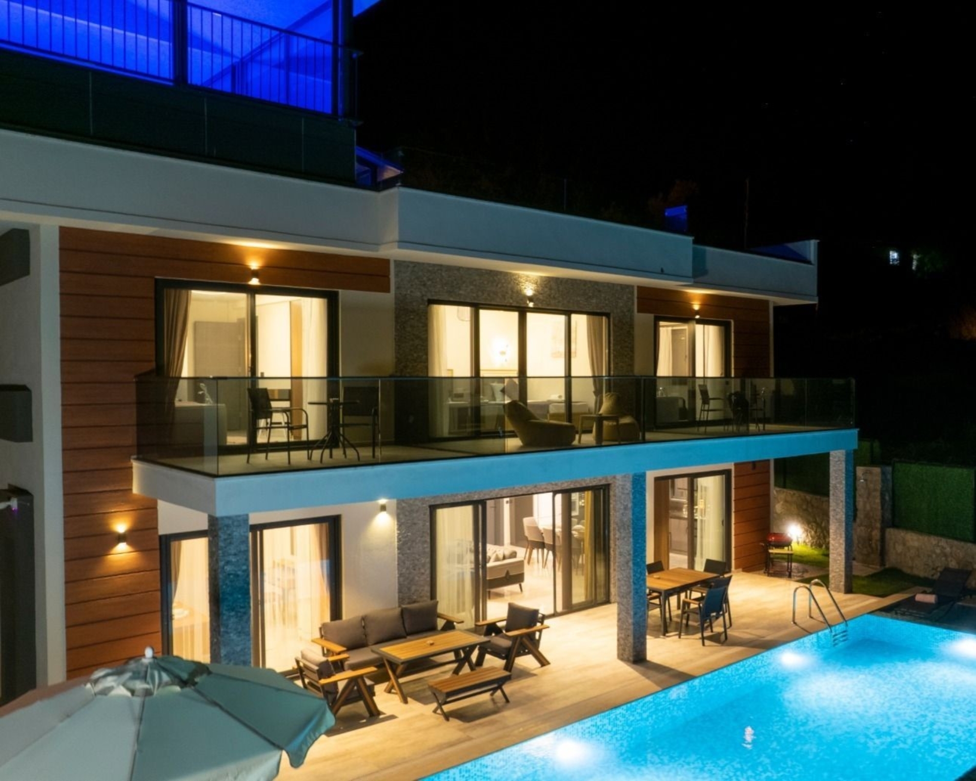 Havutsikt 4+1 Villa med Basseng i Faralya, Fethiye
