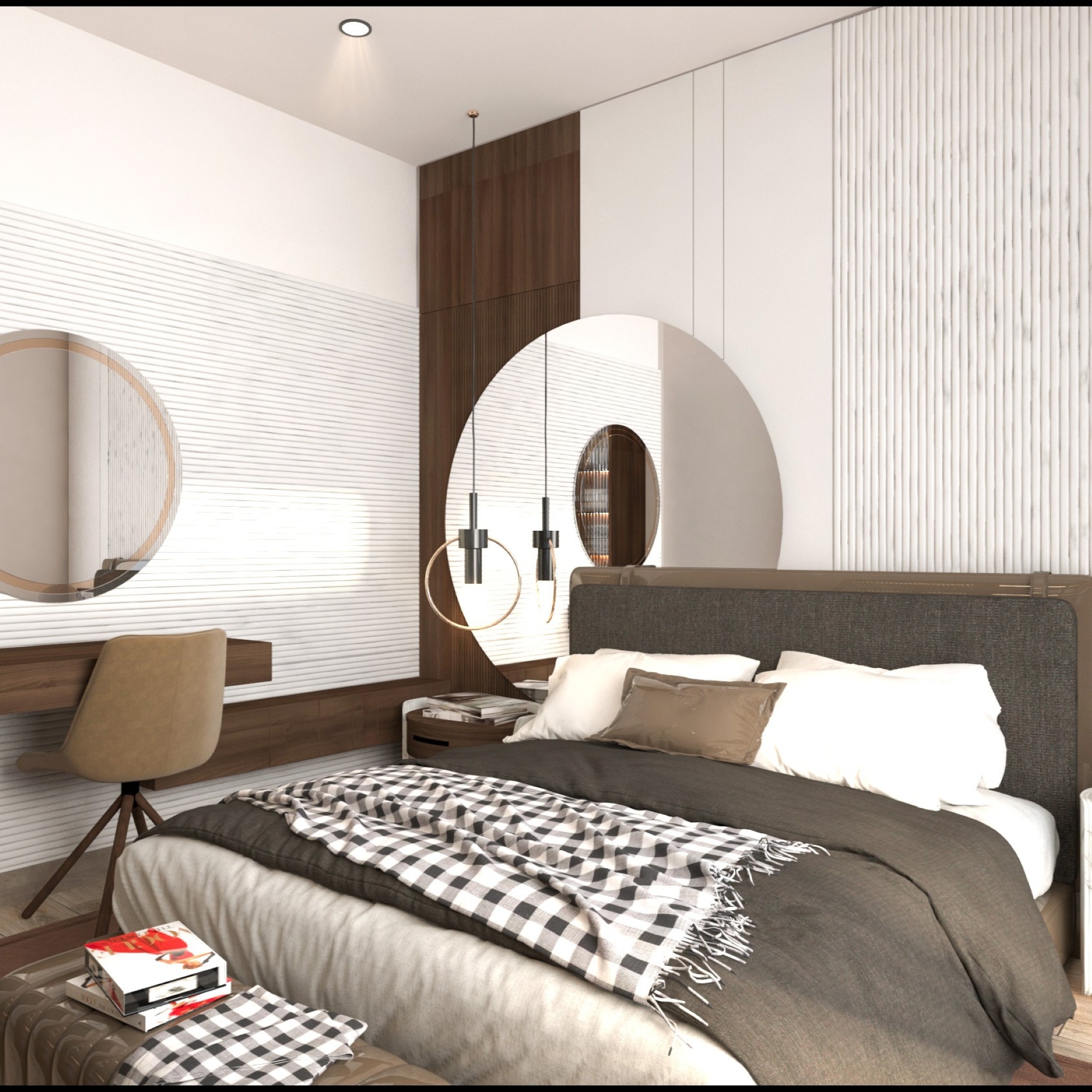 Luxuriöses 1+1 Apartment mit Meerblick und Bergblick, MERSIN