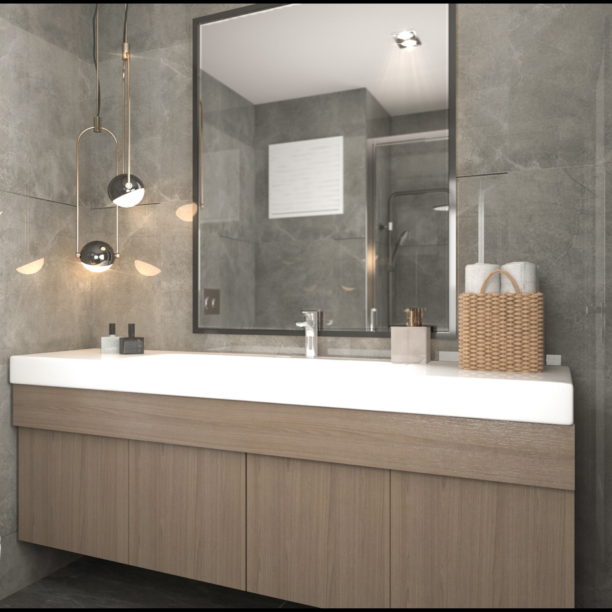 Luxuriöses 1+1 Apartment mit Meerblick und Bergblick, MERSIN