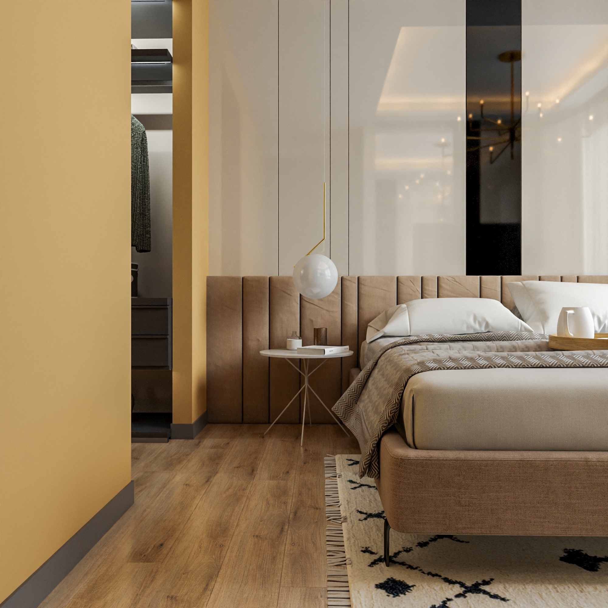 Luxuriöse 2+1 Wohnung mit Meerblick und Bergblick in Çeşmeli, Mersin