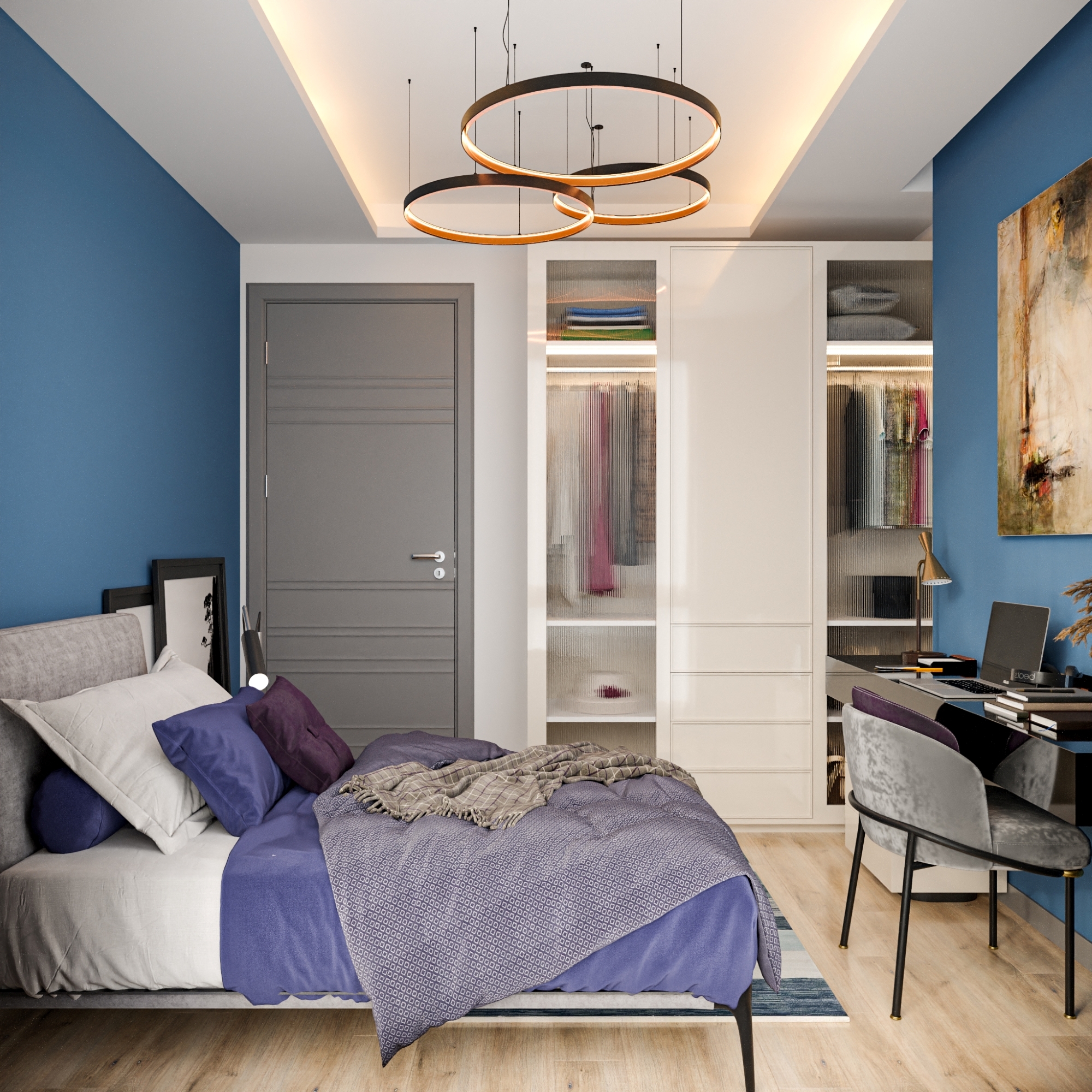 Luxuriöse 2+1 Wohnung mit Meerblick und Bergblick in Çeşmeli, Mersin