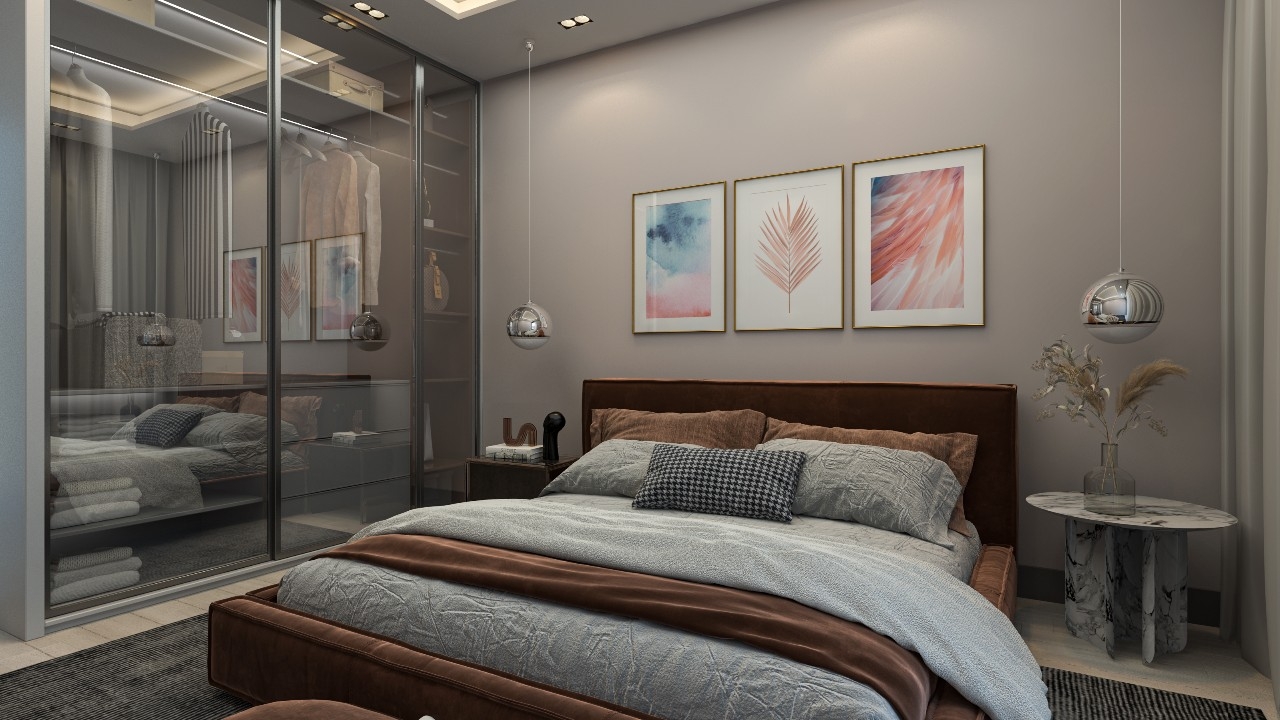 Luxuriöses 1+1 Apartment mit Bergblick, MERSIN - mezitli