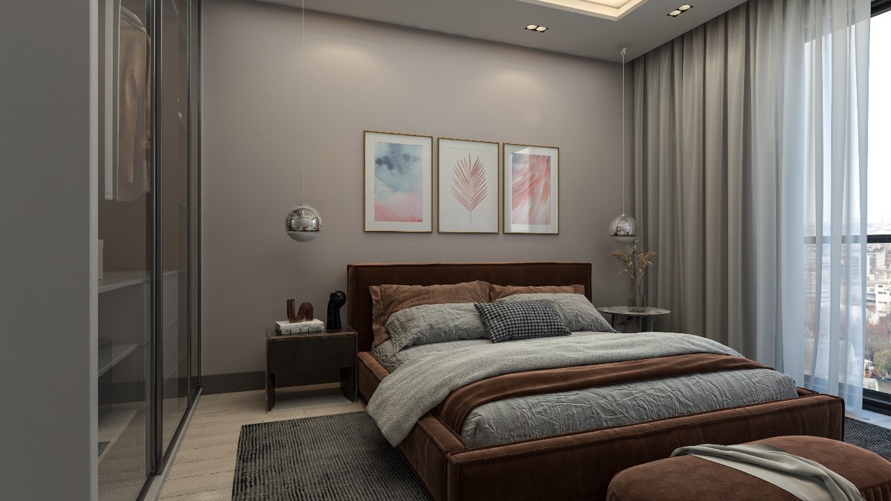 Luxuriöses 1+1 Apartment mit Bergblick, MERSIN - mezitli