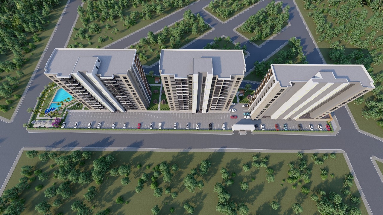 Ein attraktives Projekt mit wunderschönem Design in Kargıpınar, Mersin
