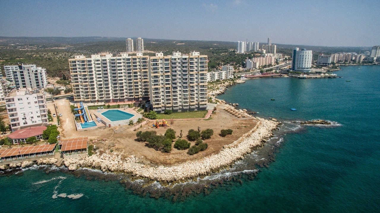 Luxuriöse 3+1 Wohnung mit Meerblick und Bergblick, Mersin - Ayaş