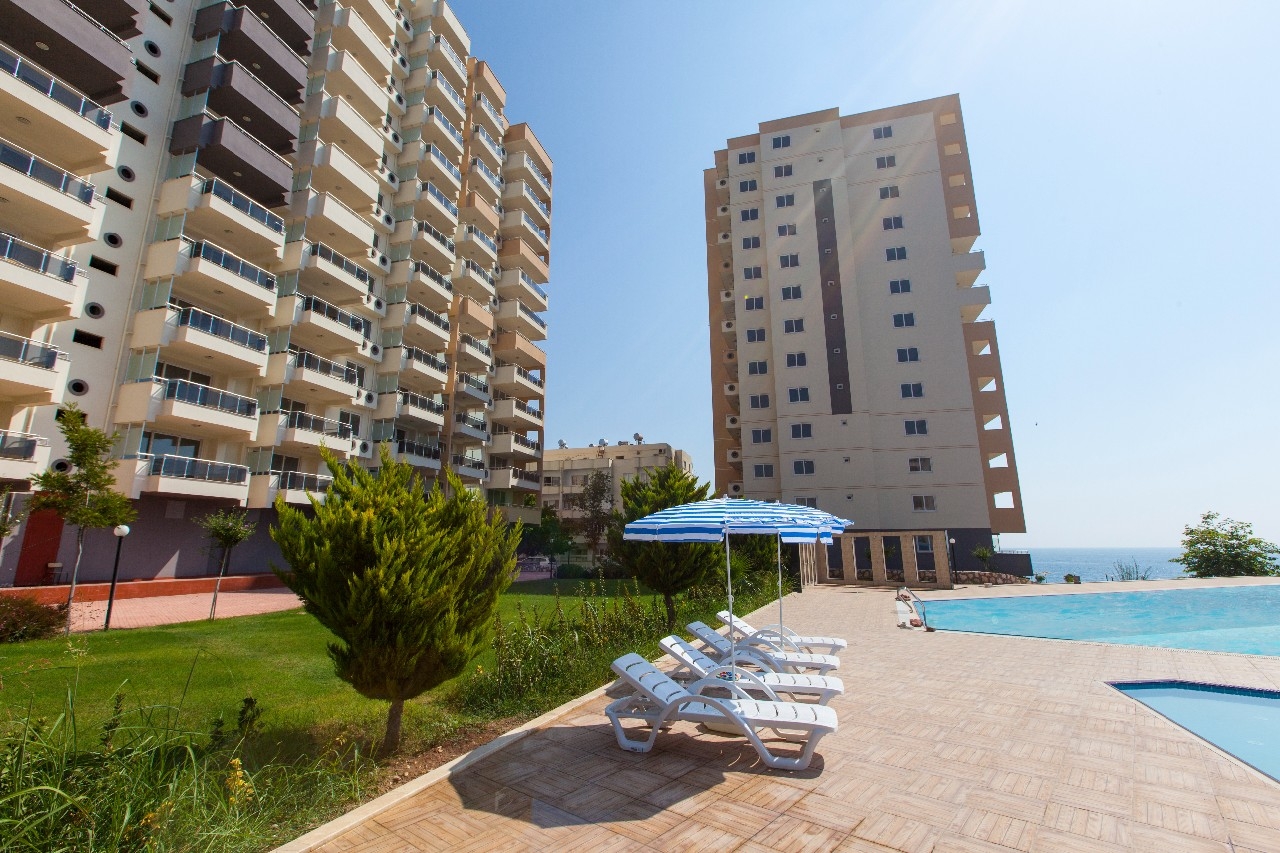 Luxuriöse 3+1 Wohnung mit Meerblick und Bergblick, Mersin - Ayaş