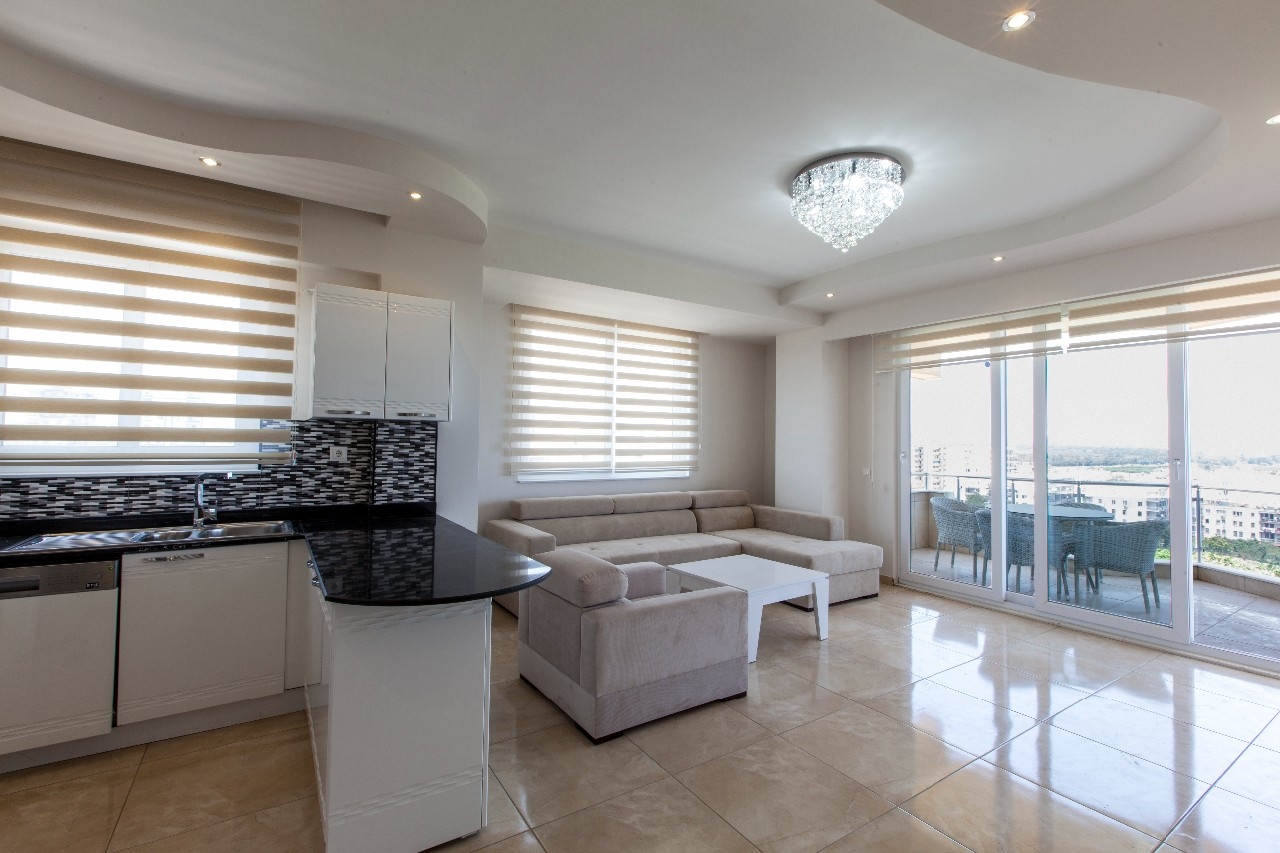 Luxuriöse 3+1 Wohnung mit Meerblick und Bergblick, Mersin - Ayaş