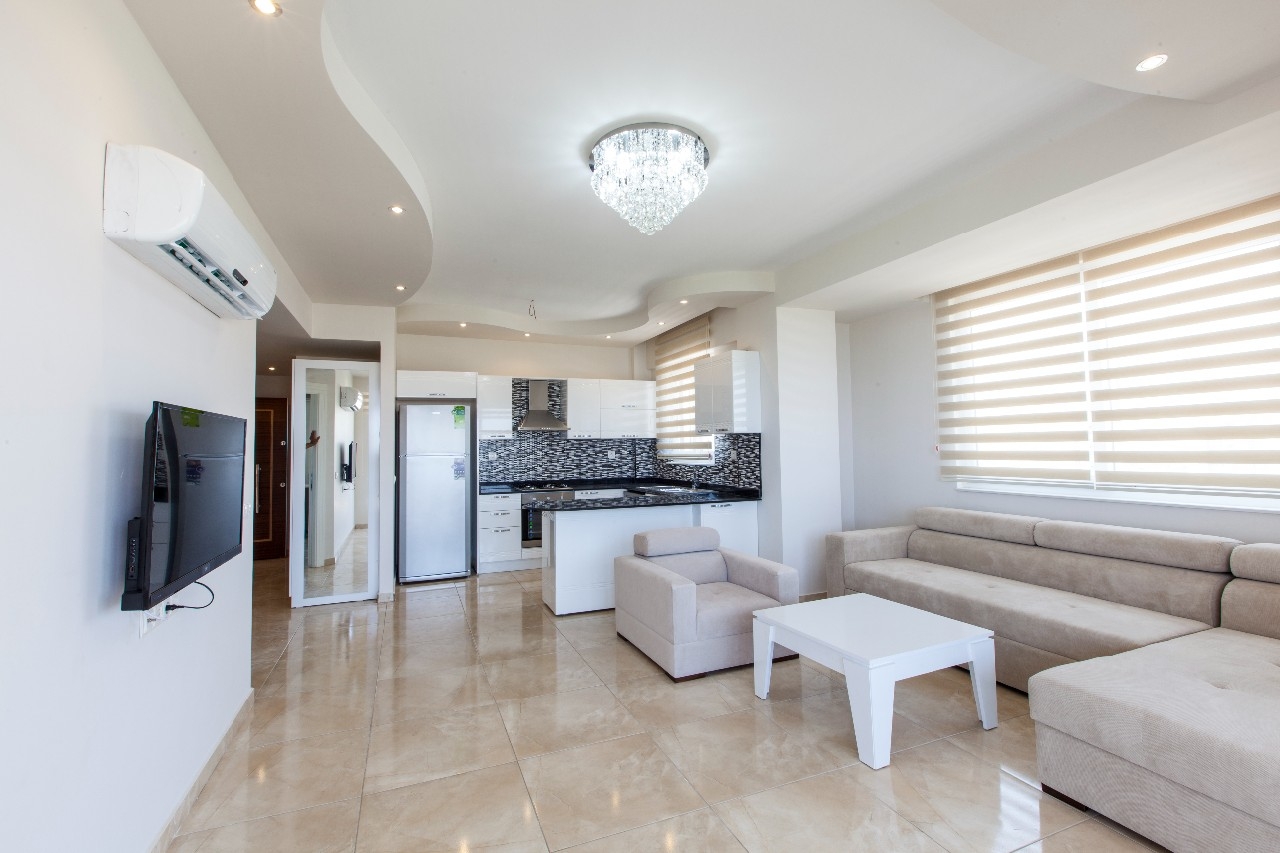 Luxuriöse 3+1 Wohnung mit Meerblick und Bergblick, Mersin - Ayaş