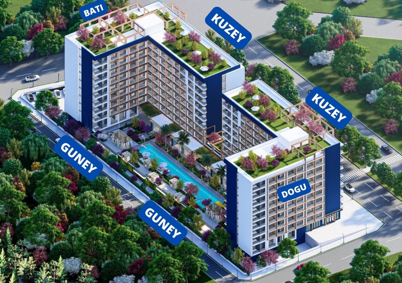 Fantastic new project close to the beach in Mersin